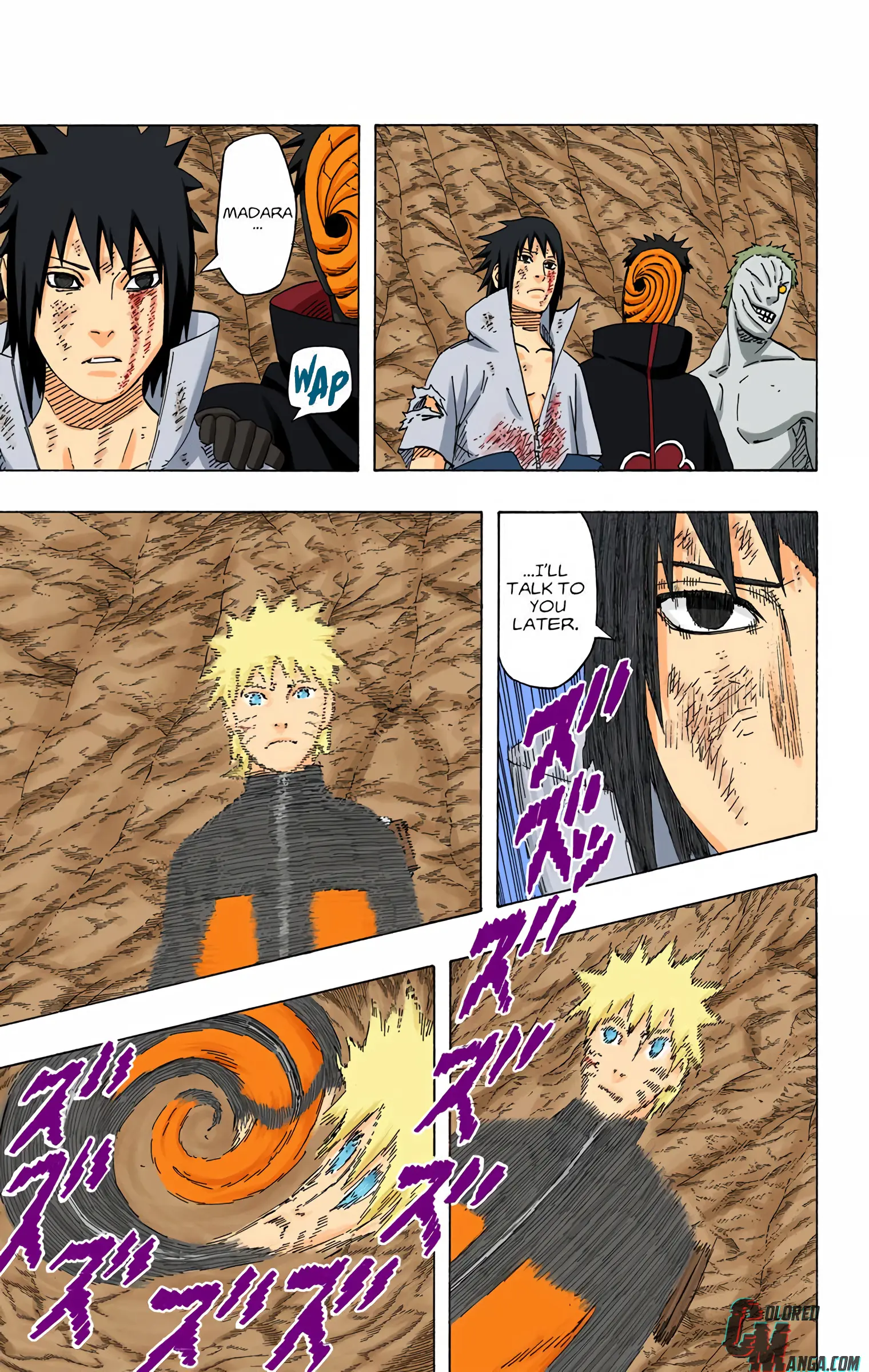 Naruto Colored Manga Online, chapter 487, page 5