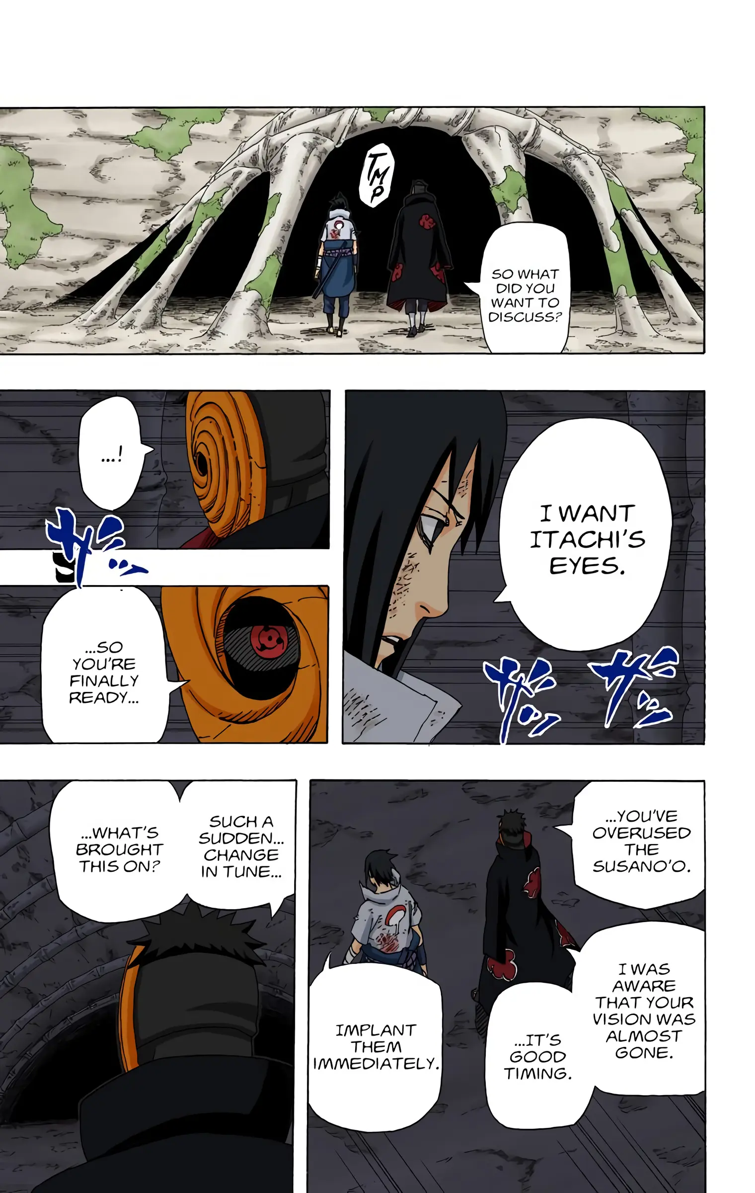 Naruto Colored Manga Online, chapter 487, page 7