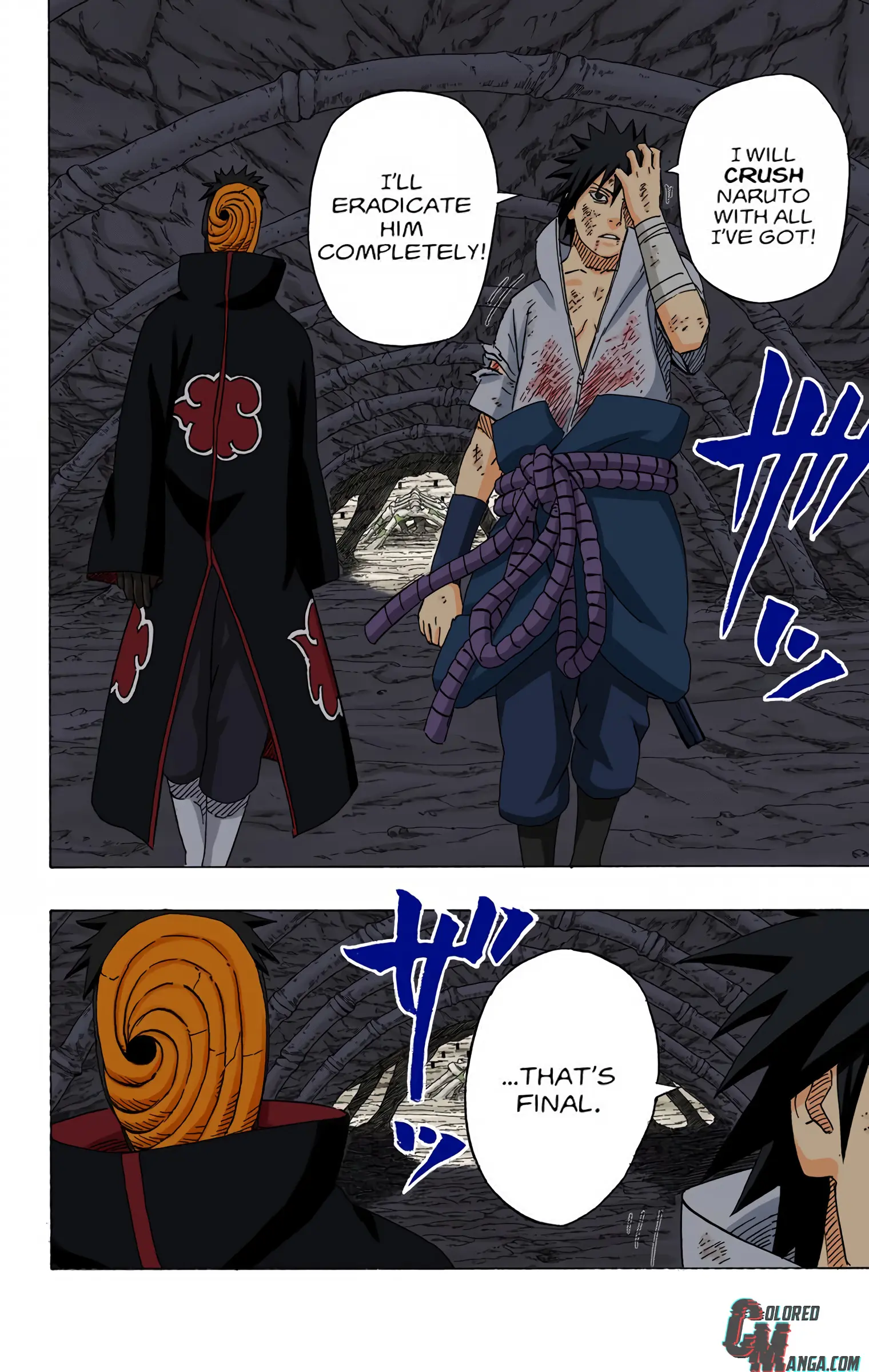 Naruto Colored Manga Online, chapter 487, page 8