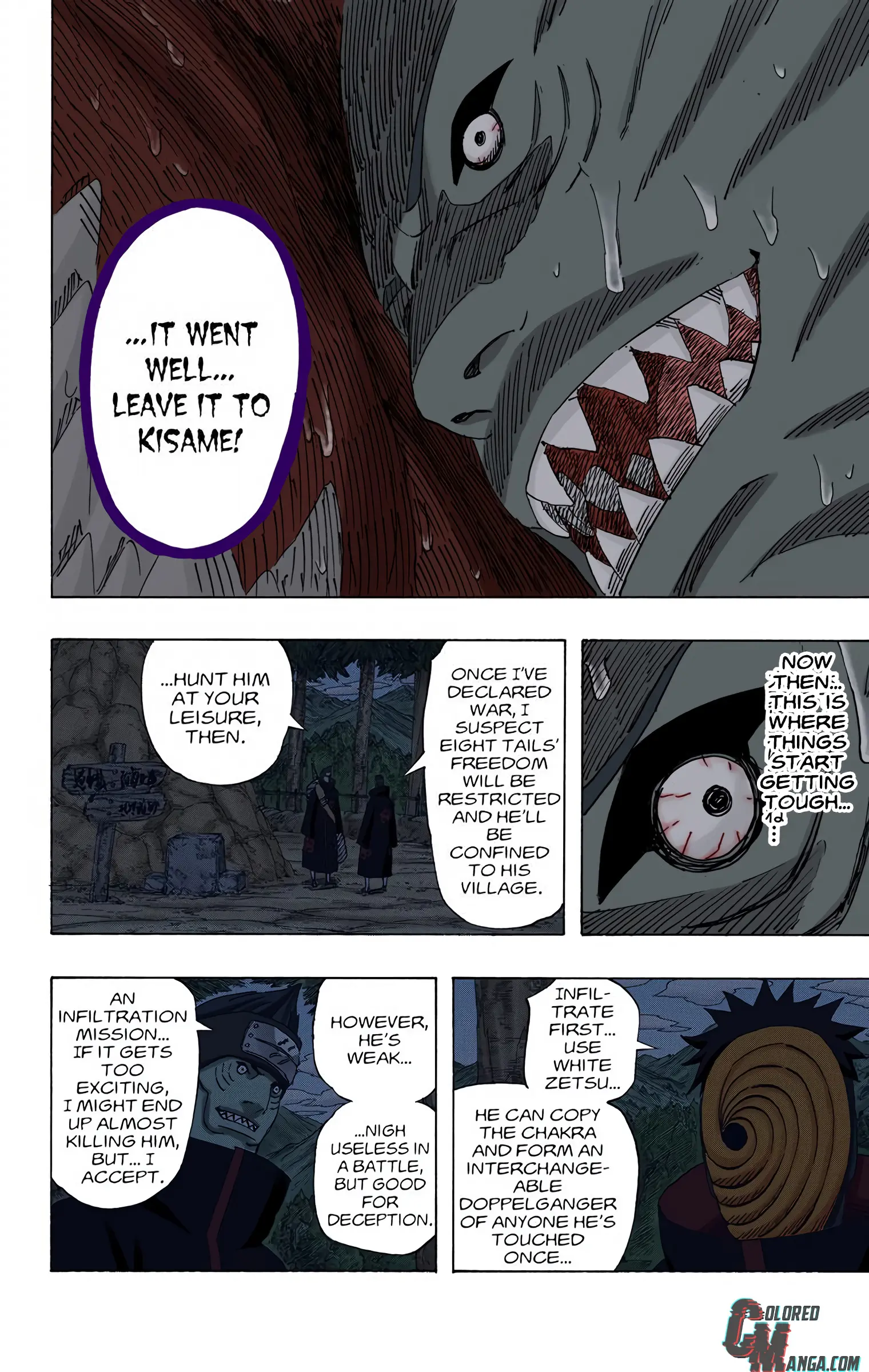Naruto Colored Manga Online, chapter 487, page 14