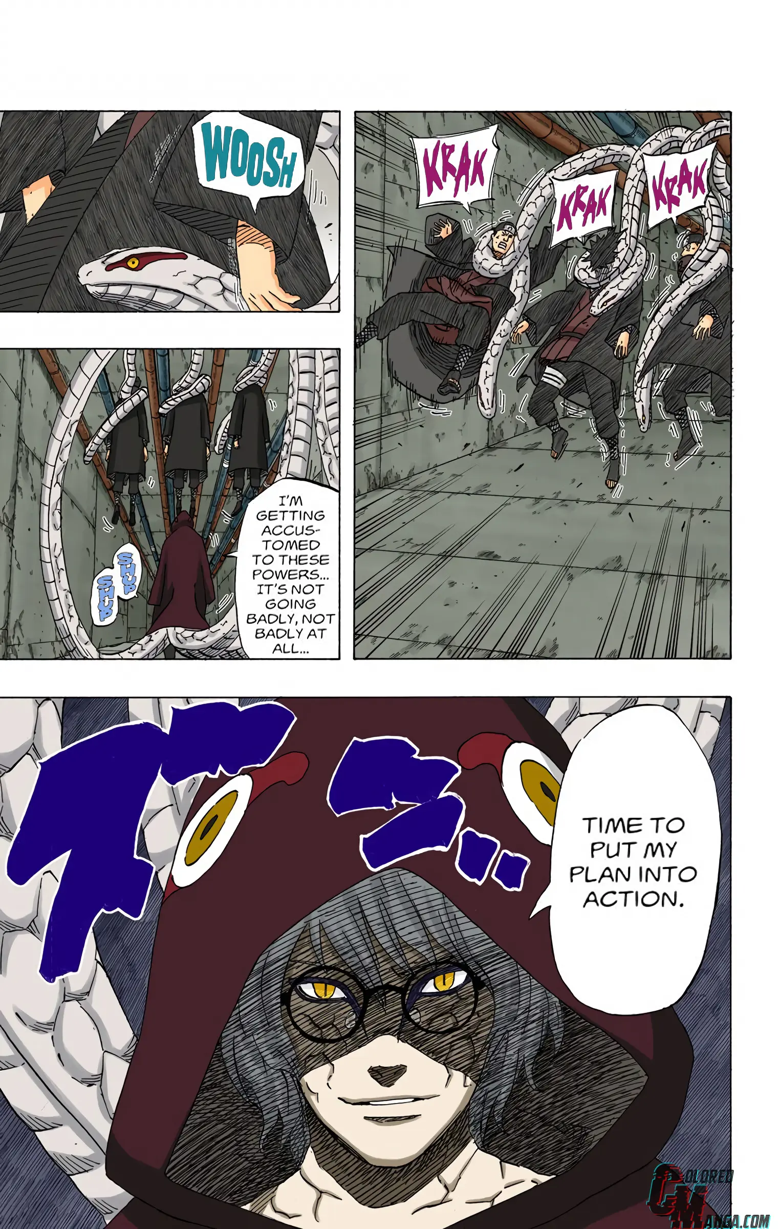 Naruto Colored Manga Online, chapter 487, page 17