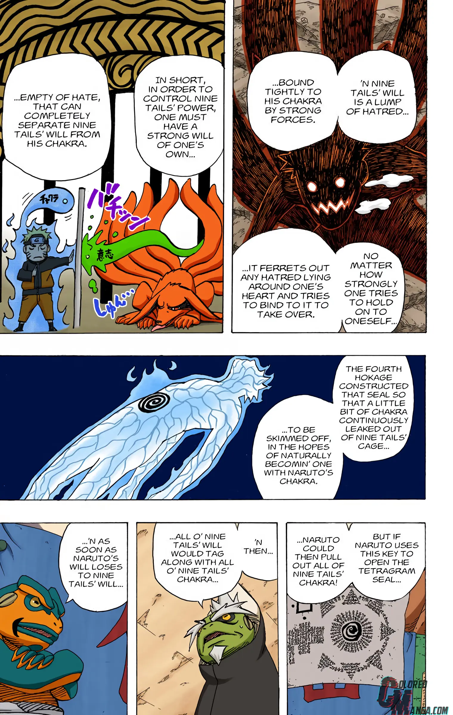 Naruto Colored Manga Online, chapter 490, page 11