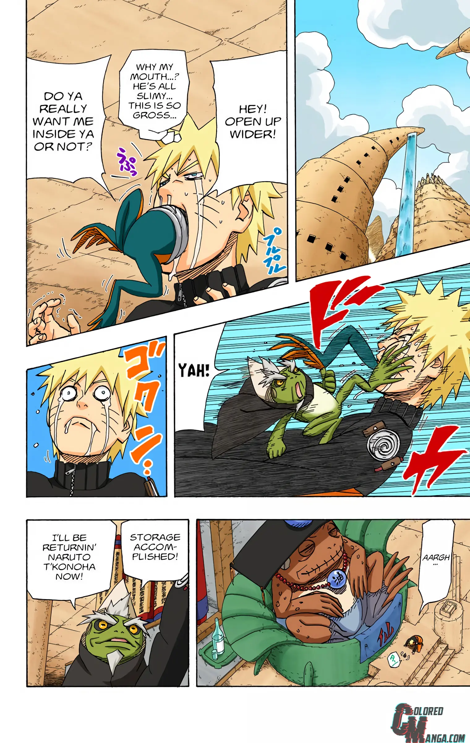 Naruto Colored Manga Online, chapter 491, page 2