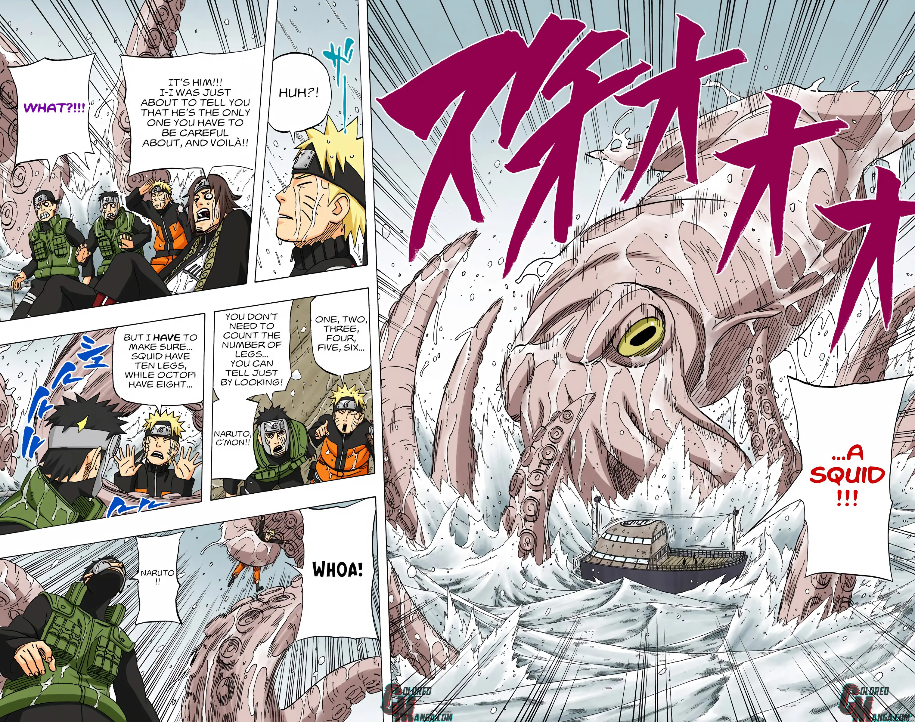Naruto Colored Manga Online, chapter 491, page 13