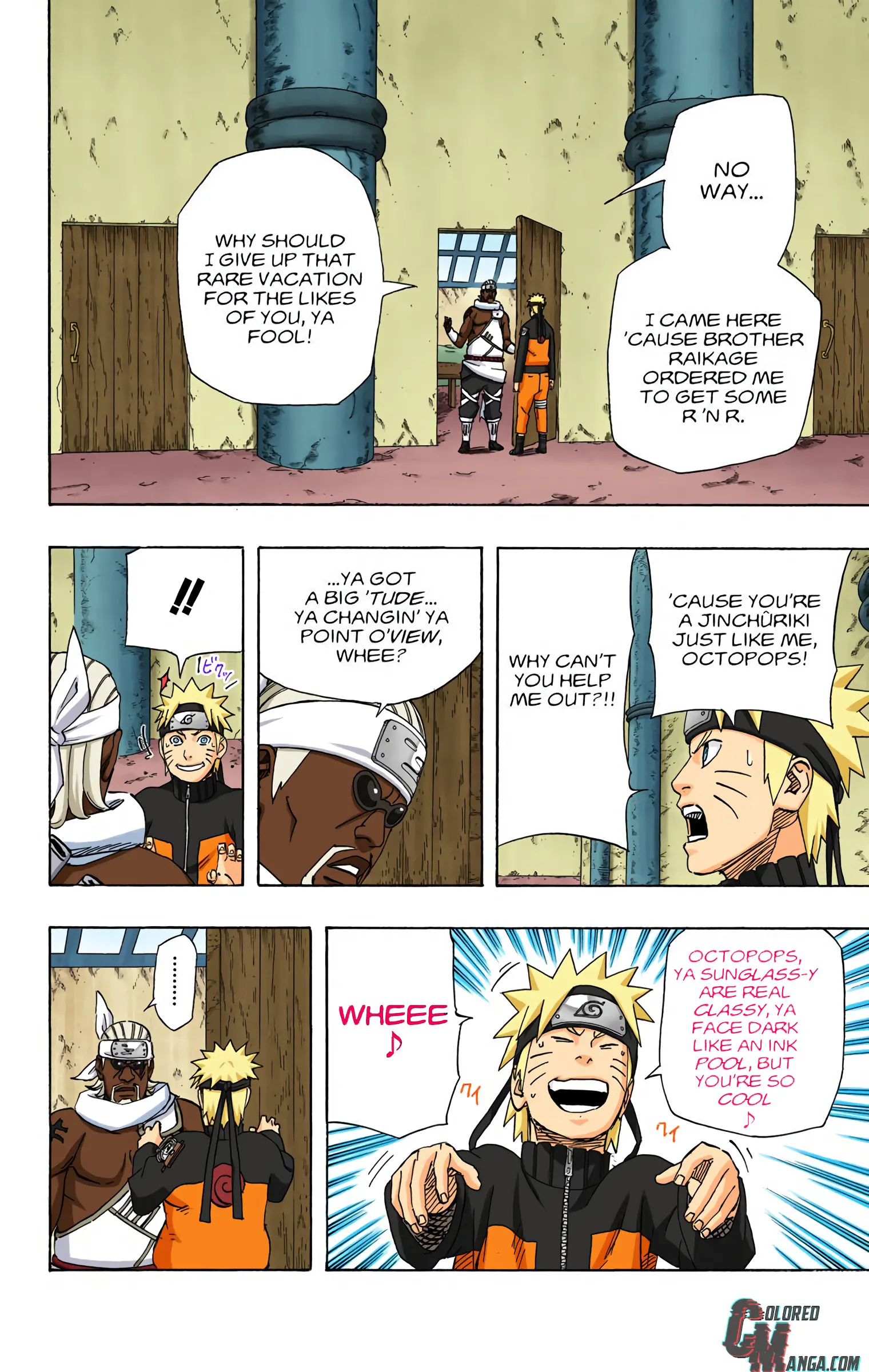 Naruto Colored Manga Online, chapter 492, page 8