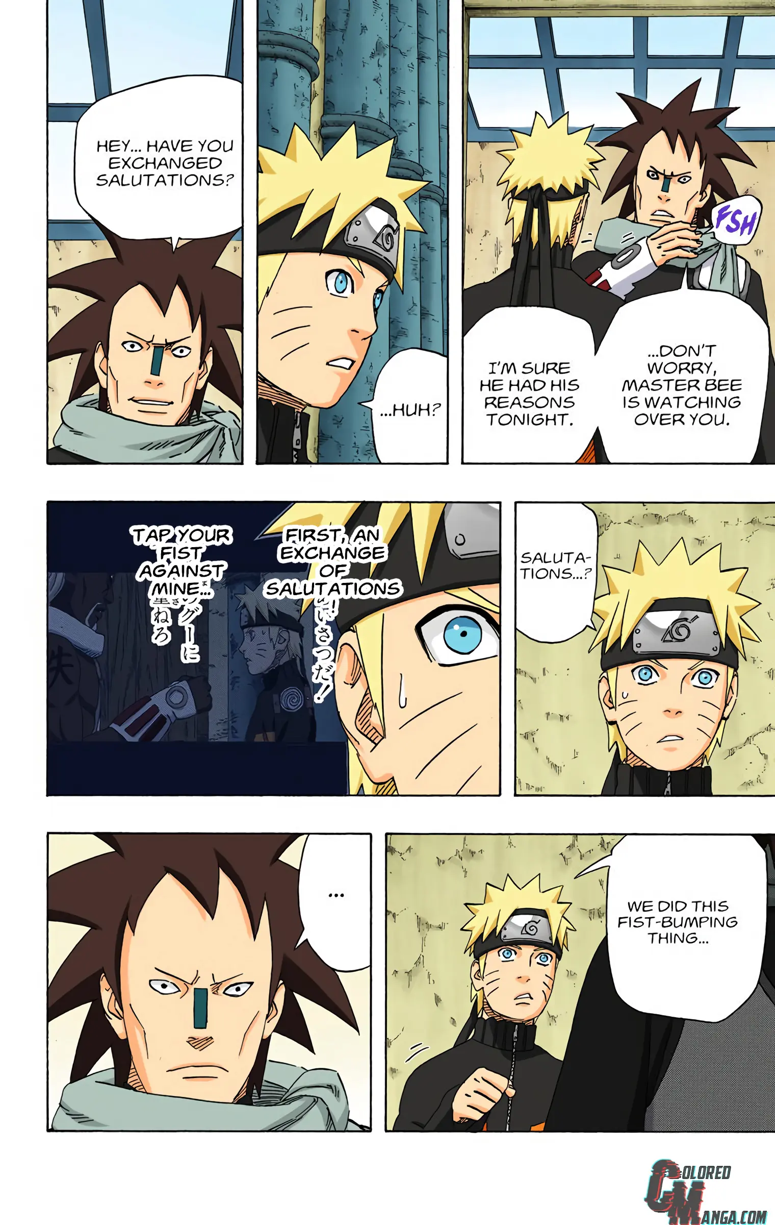 Naruto Colored Manga Online, chapter 492, page 13