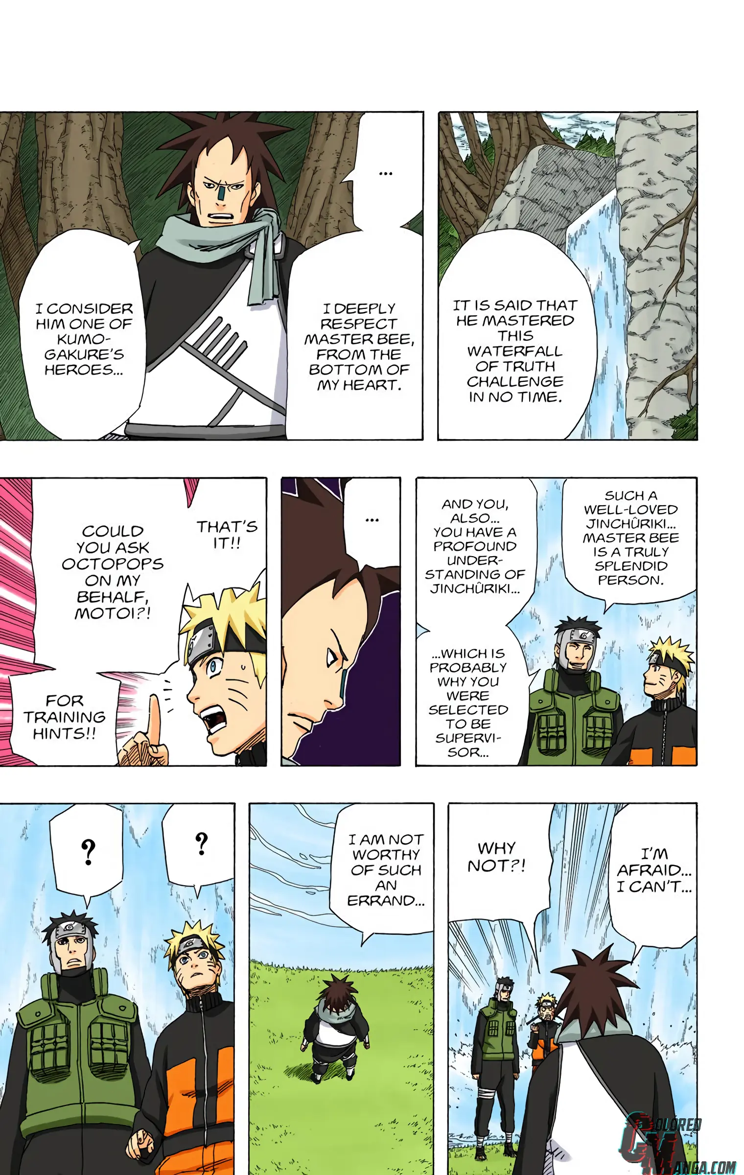 Naruto Colored Manga Online, chapter 493, page 15