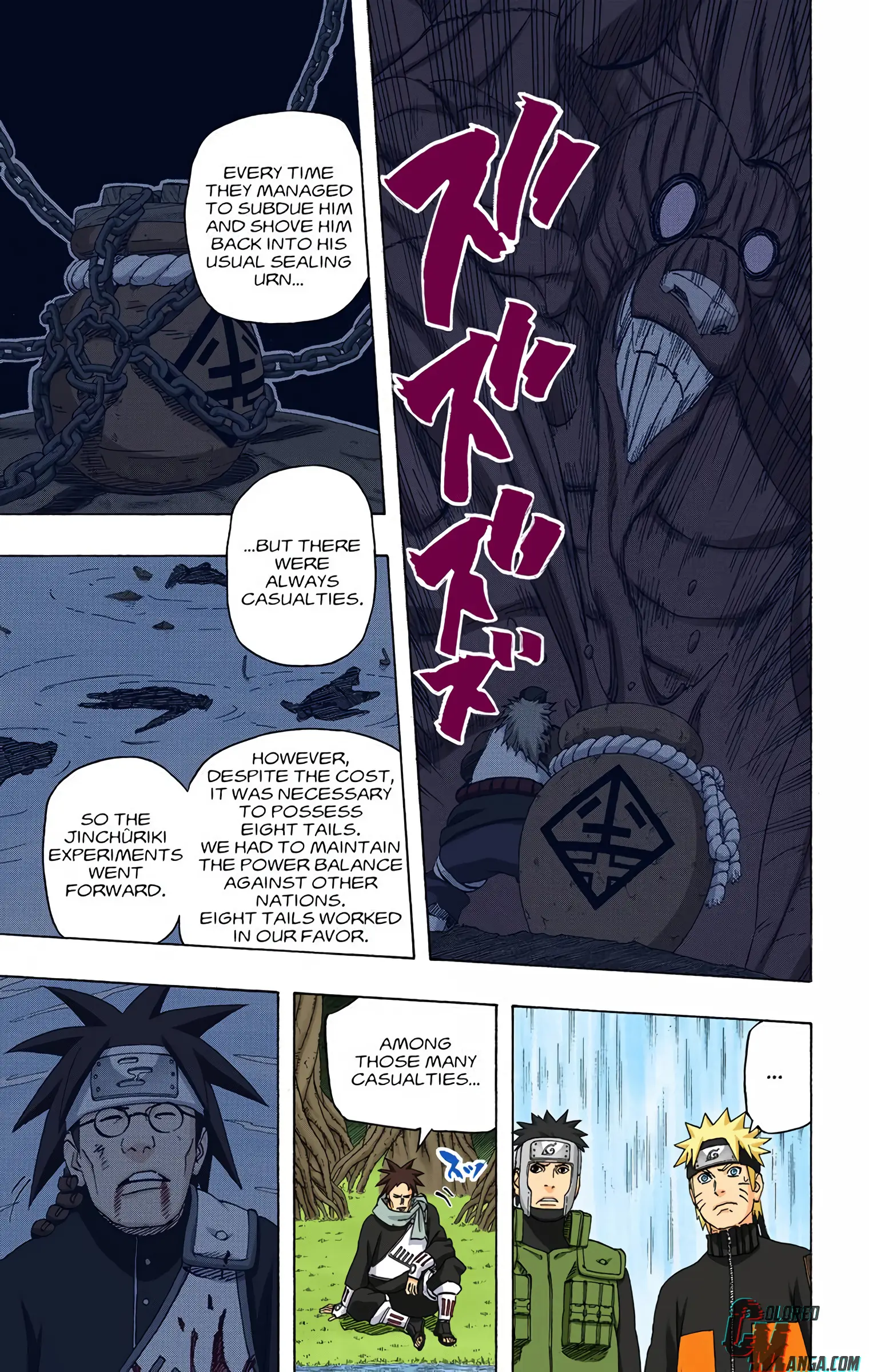 Naruto Colored Manga Online, chapter 494, page 3