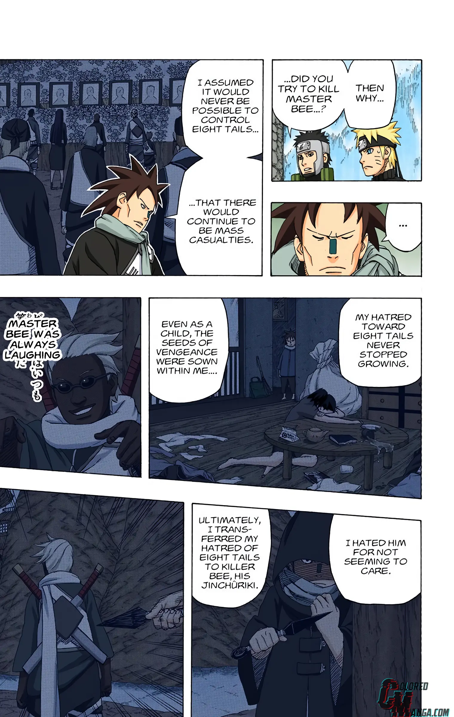Naruto Colored Manga Online, chapter 494, page 7