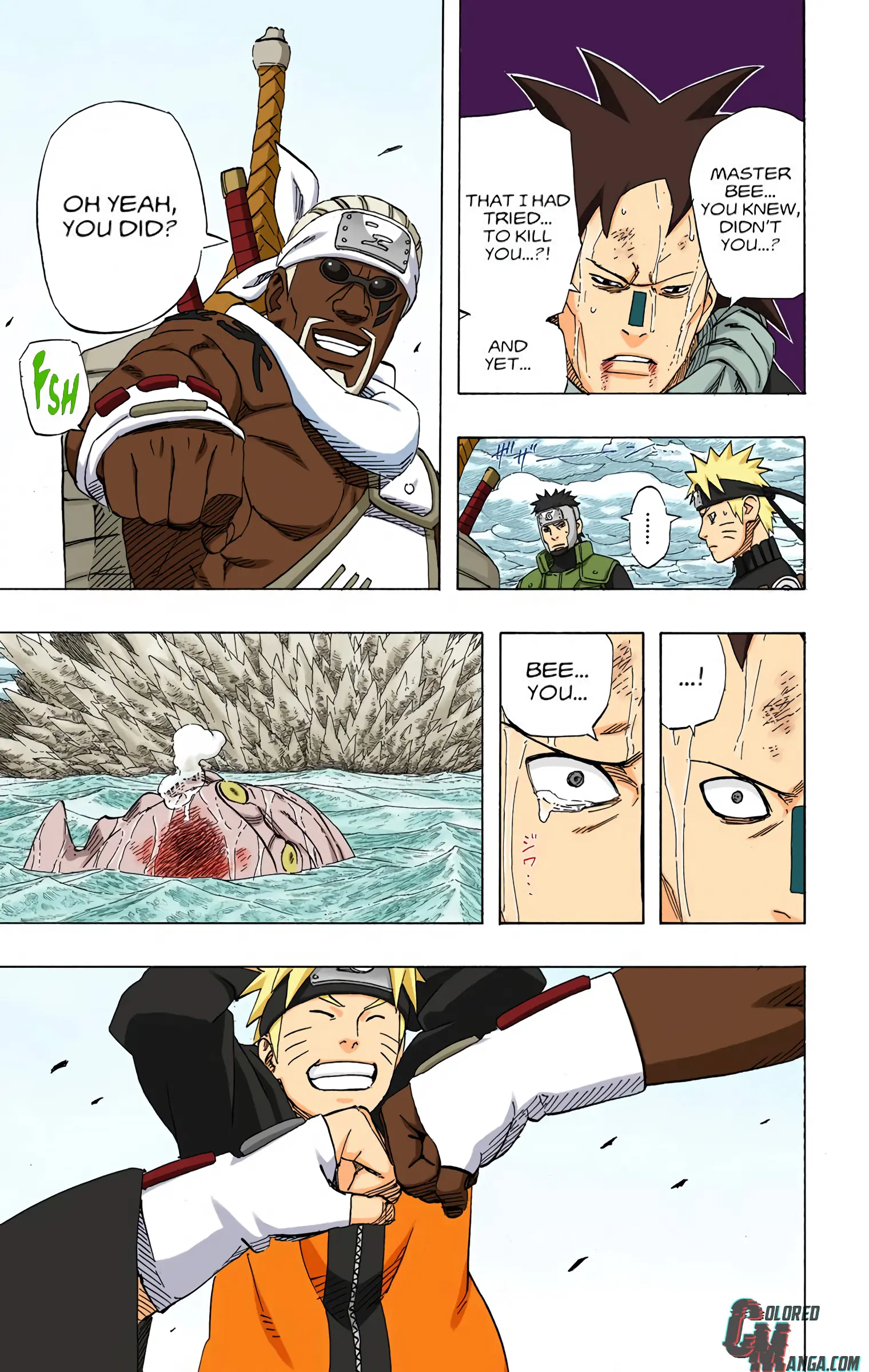 Naruto Colored Manga Online, chapter 494, page 17