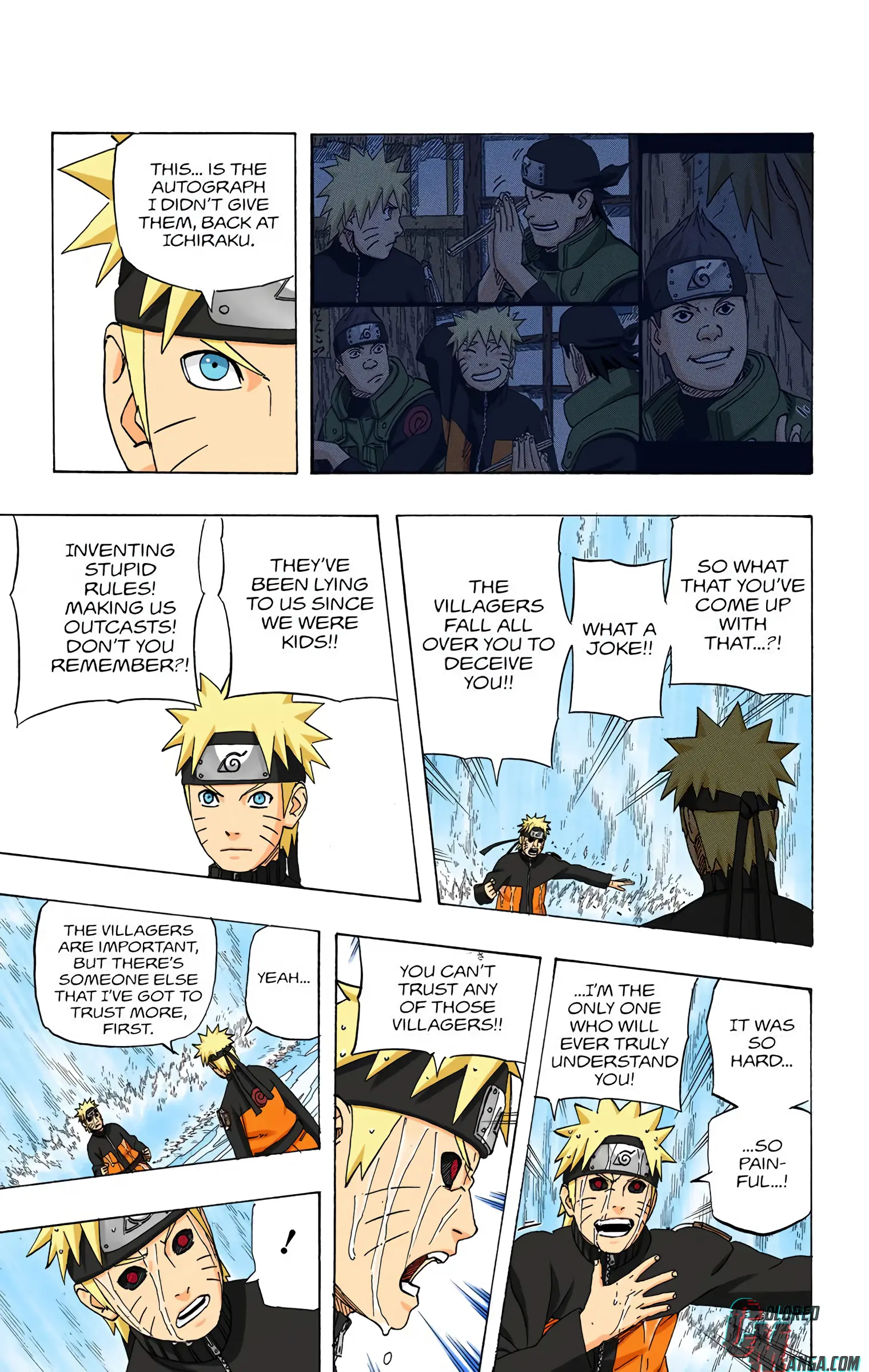 Naruto Colored Manga Online, chapter 495, page 15