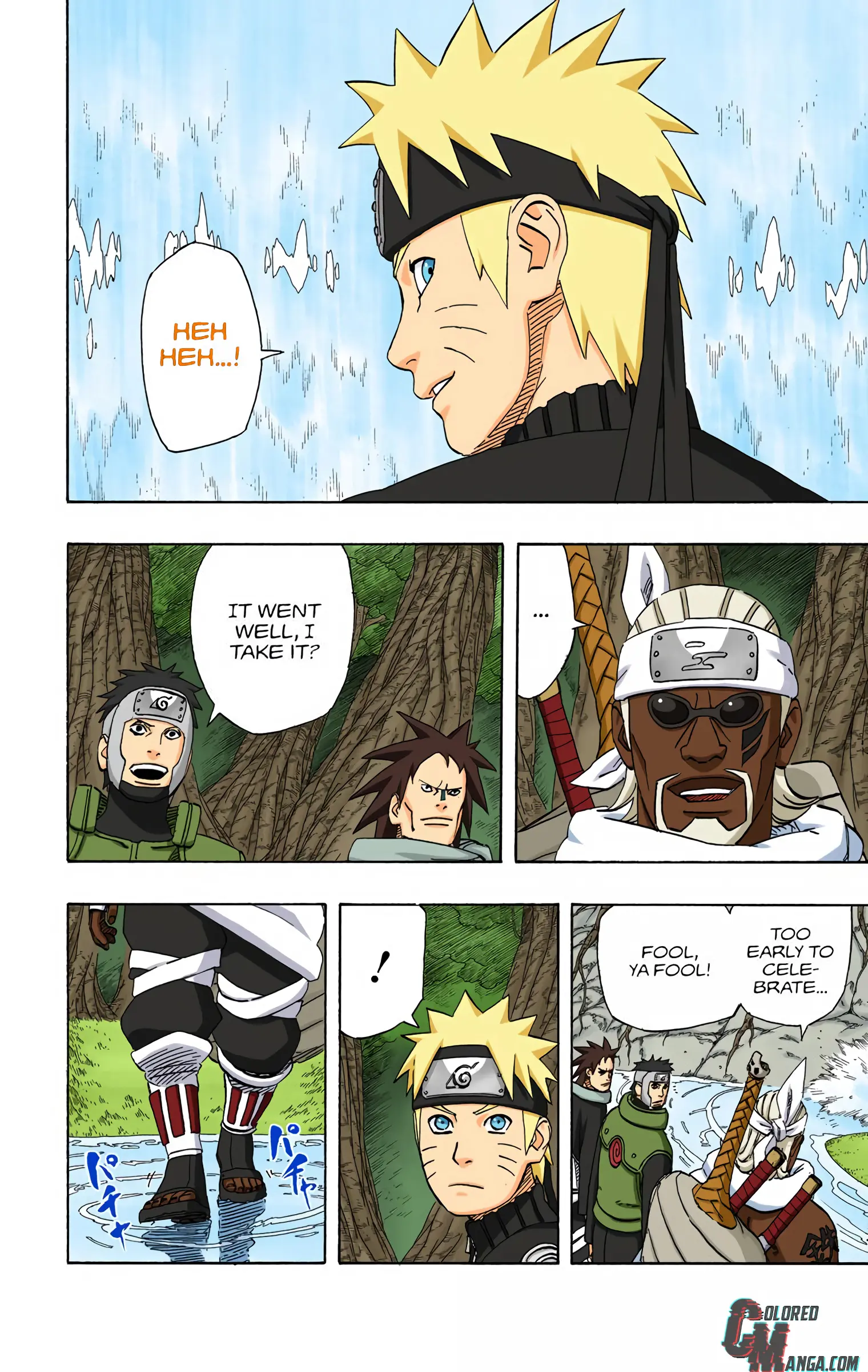 Naruto Colored Manga Online, chapter 495, page 20