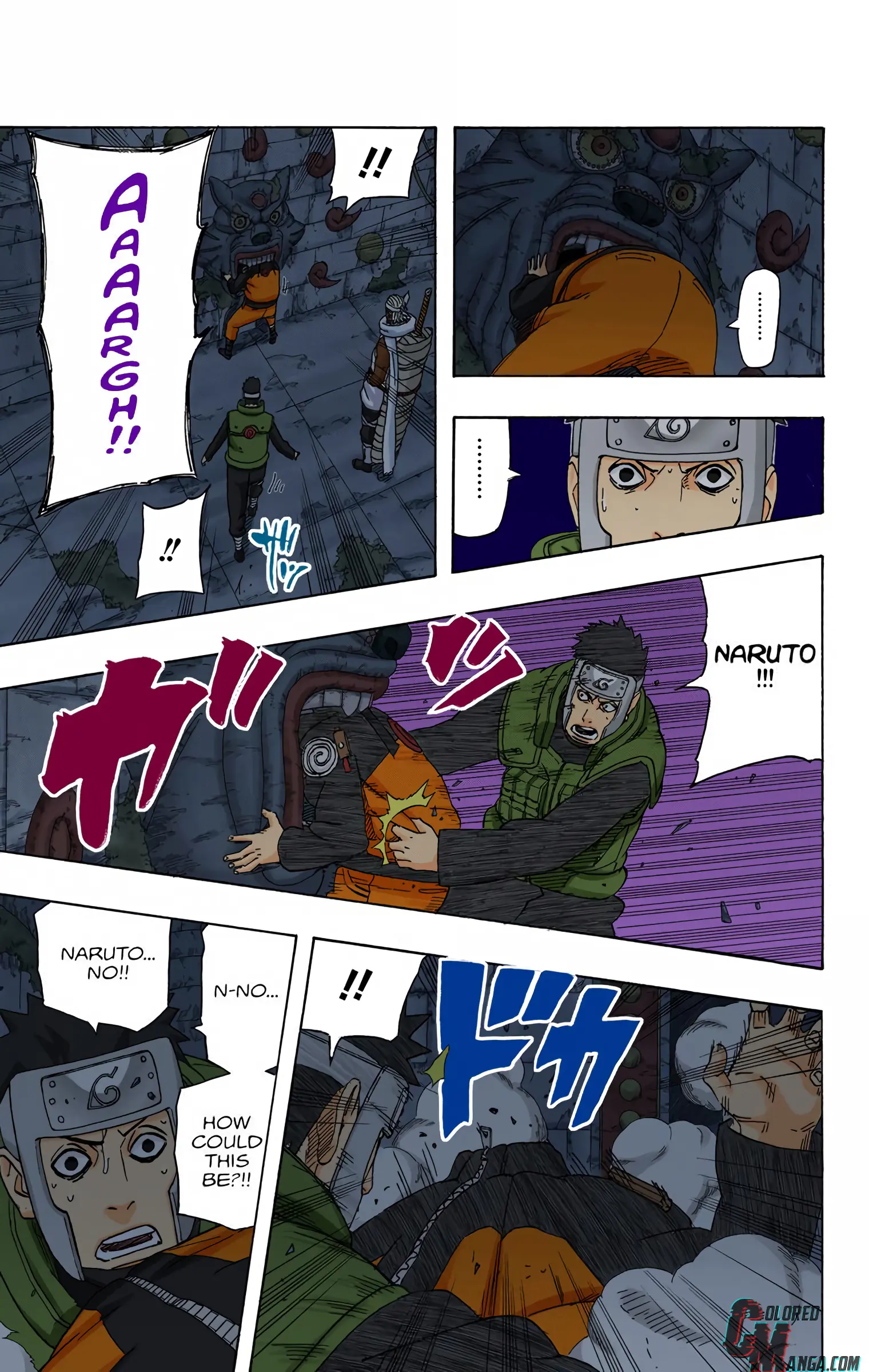 Naruto Colored Manga Online, chapter 496, page 5