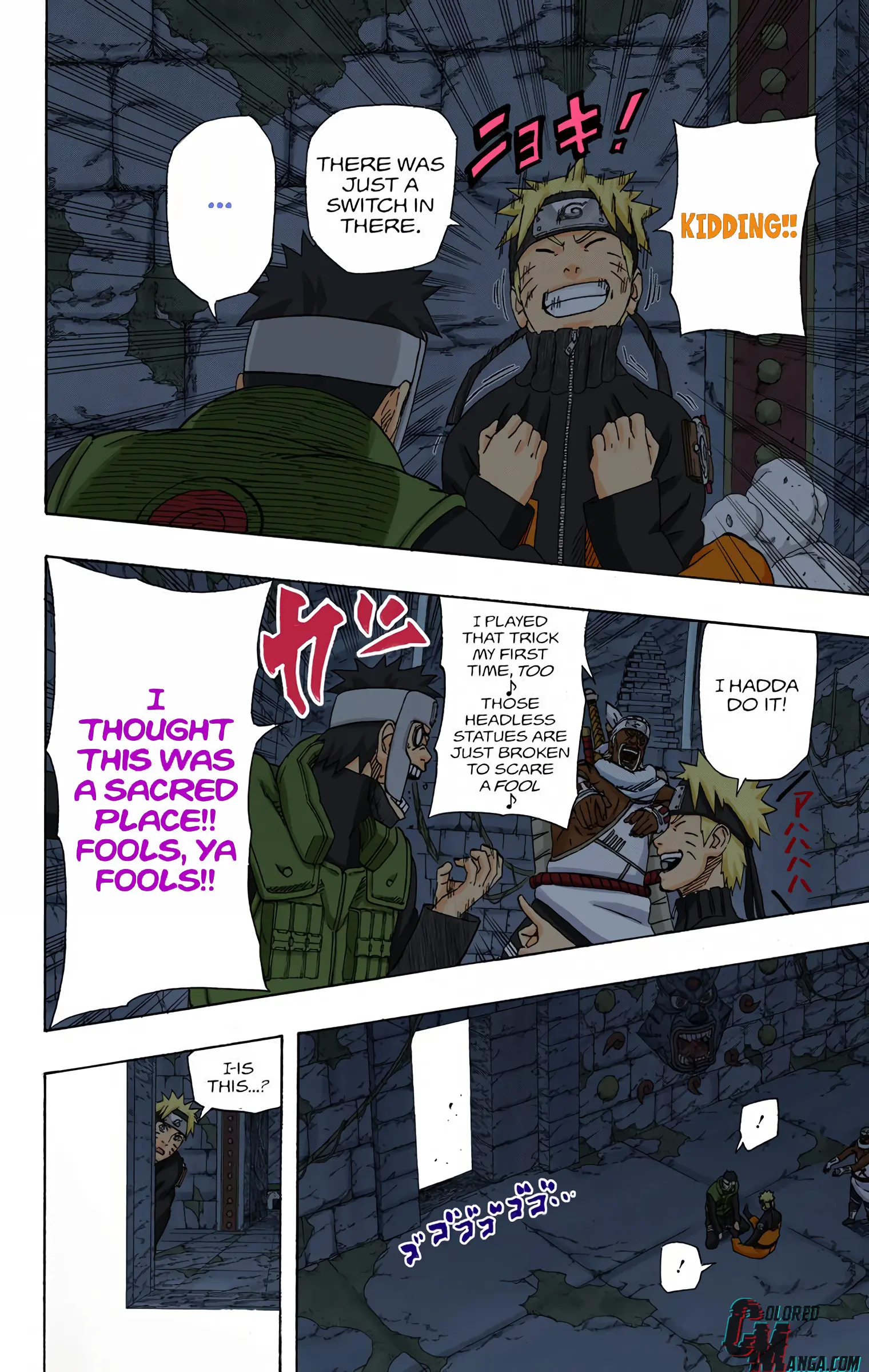 Naruto Colored Manga Online, chapter 496, page 6