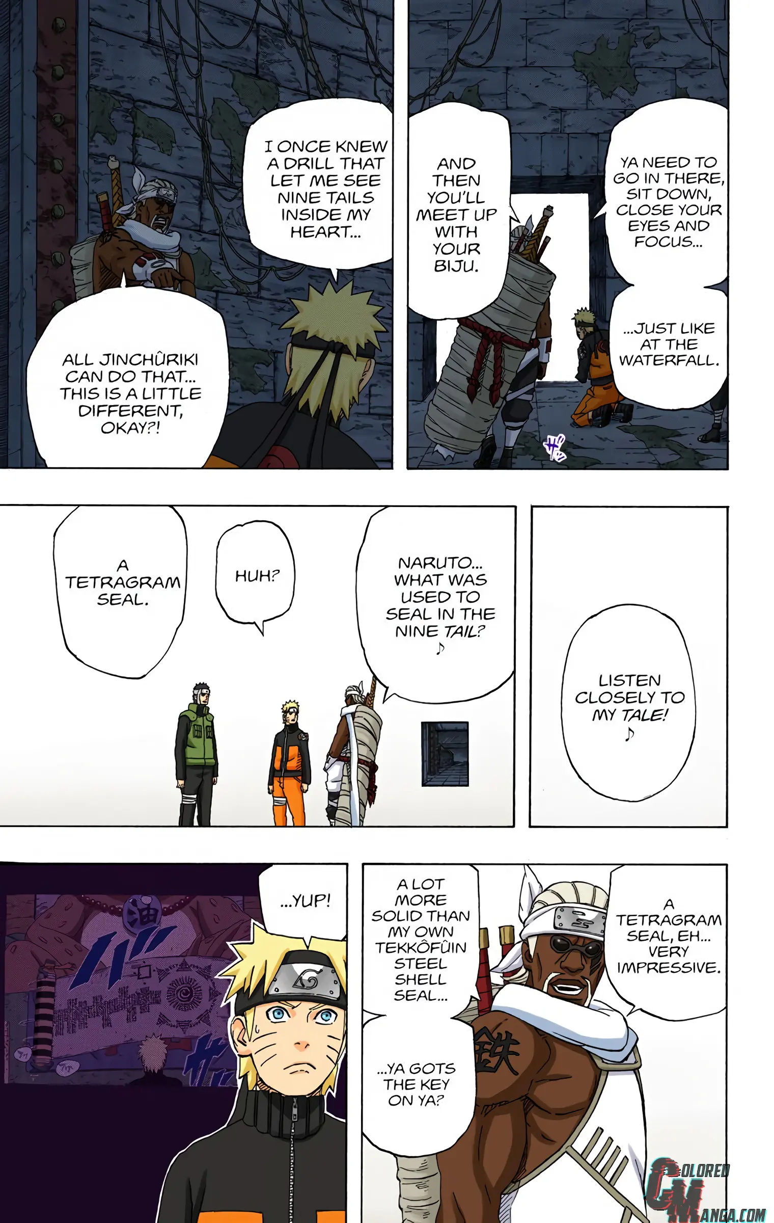 Naruto Colored Manga Online, chapter 496, page 7