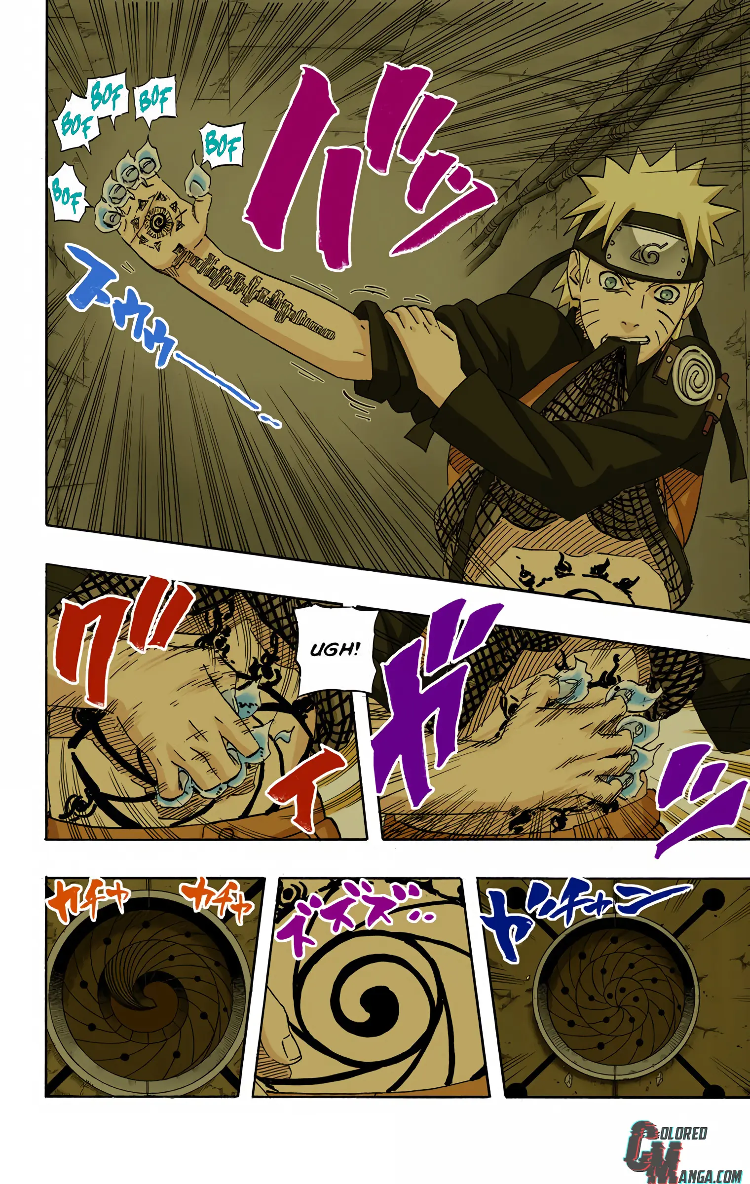 Naruto Colored Manga Online, chapter 496, page 12