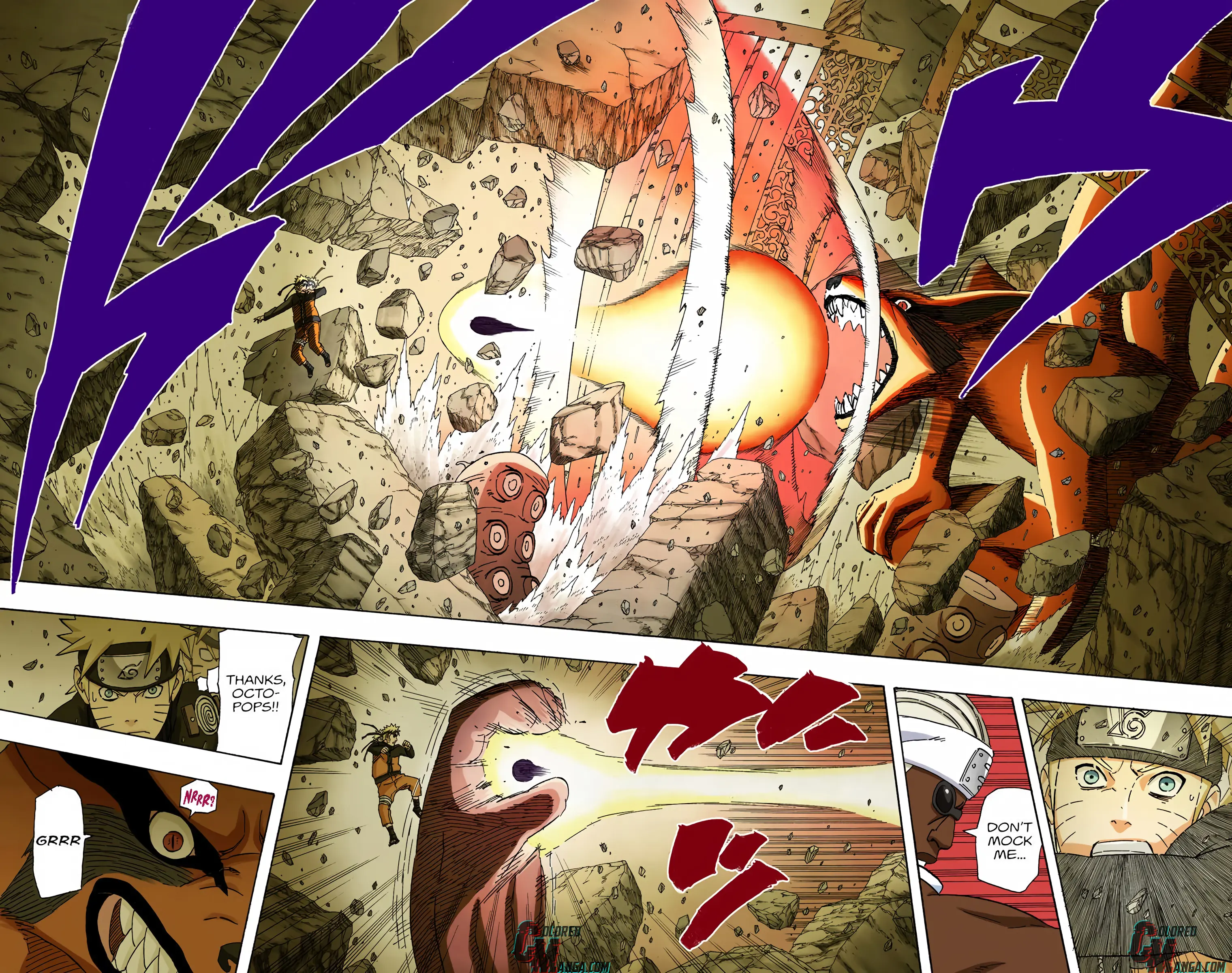 Naruto Colored Manga Online, chapter 497, page 2