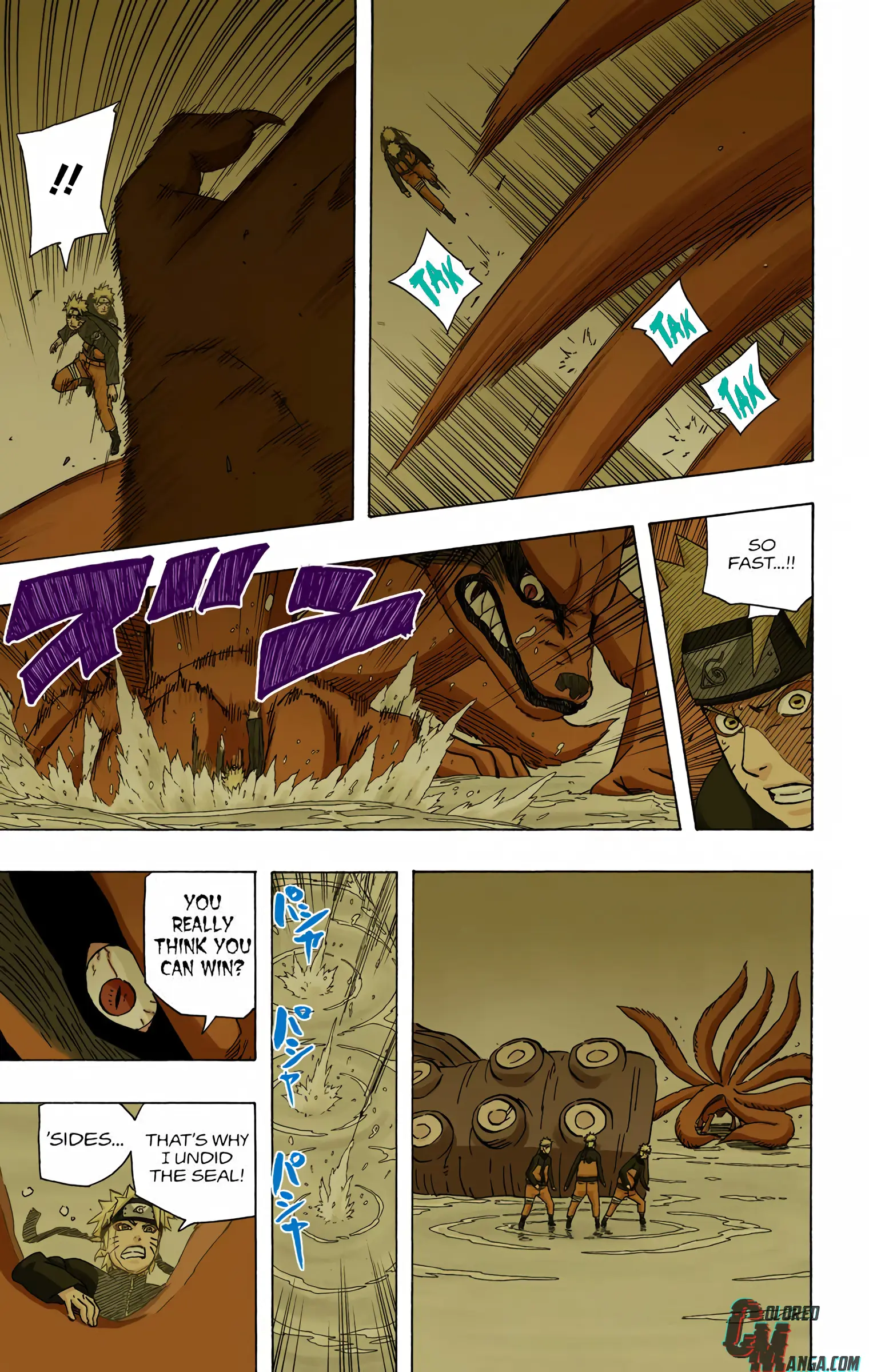 Naruto Colored Manga Online, chapter 497, page 6