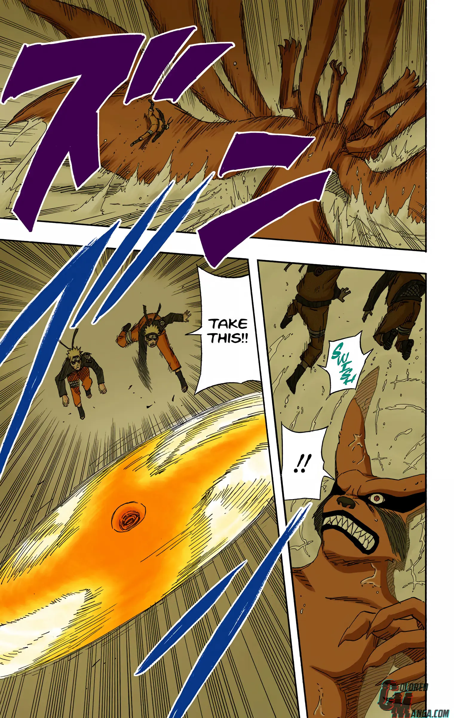Naruto Colored Manga Online, chapter 497, page 8