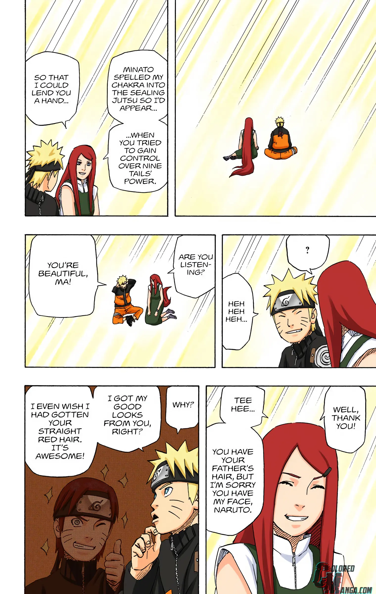Naruto Colored Manga Online, chapter 498, page 8