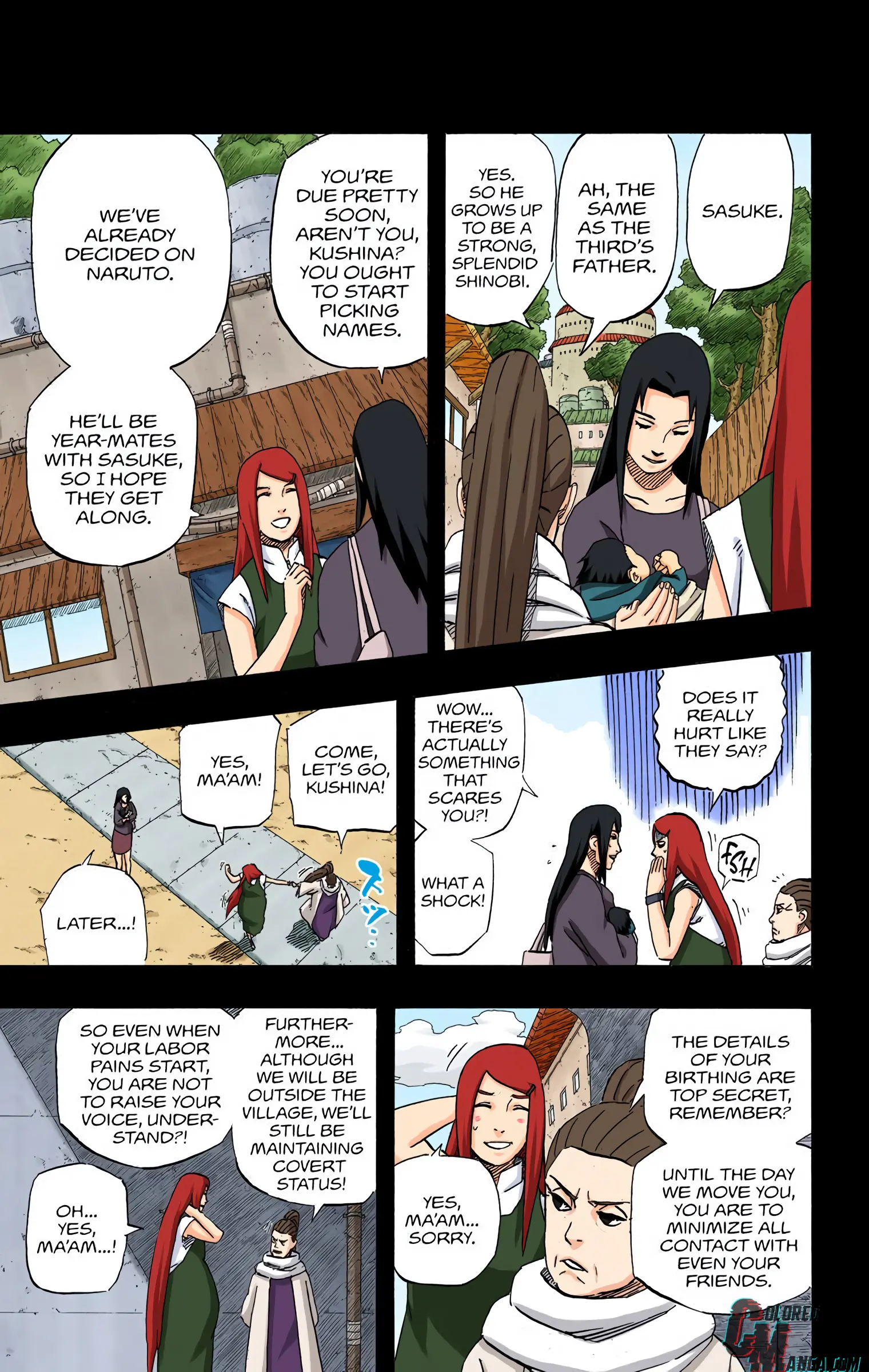 Naruto Colored Manga Online, chapter 500, page 11