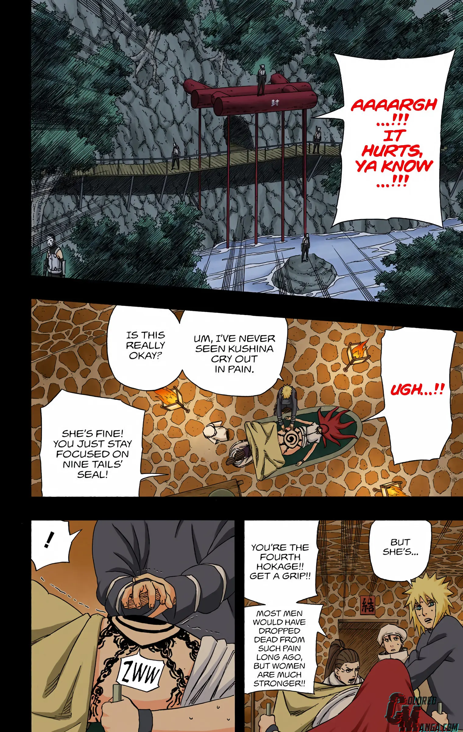 Naruto Colored Manga Online, chapter 500, page 12