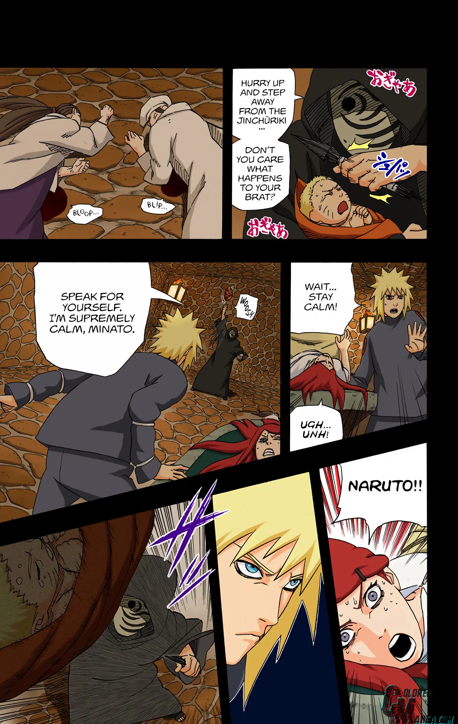 Naruto Colored Manga Online, chapter 501, page 3