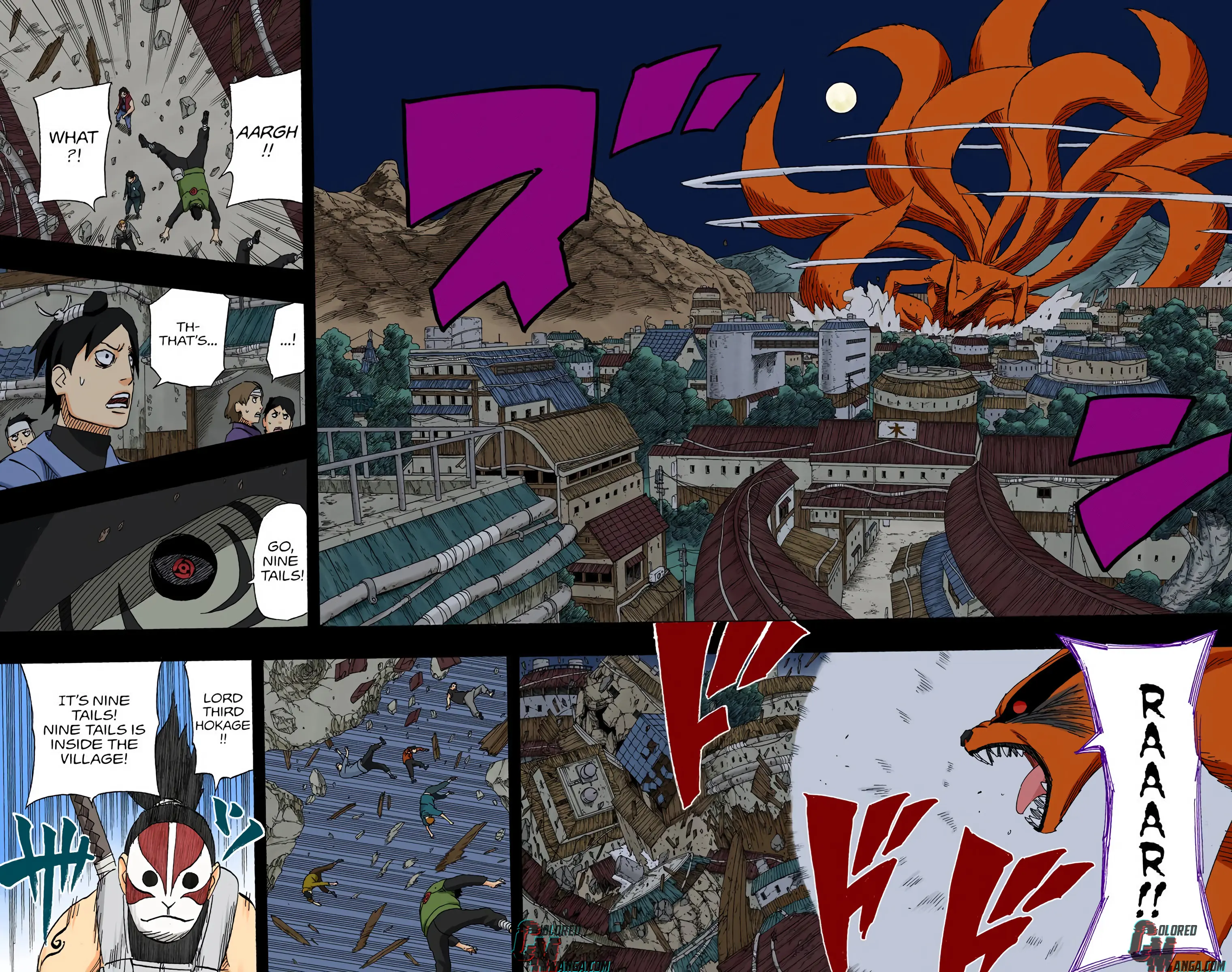 Naruto Colored Manga Online, chapter 502, page 5