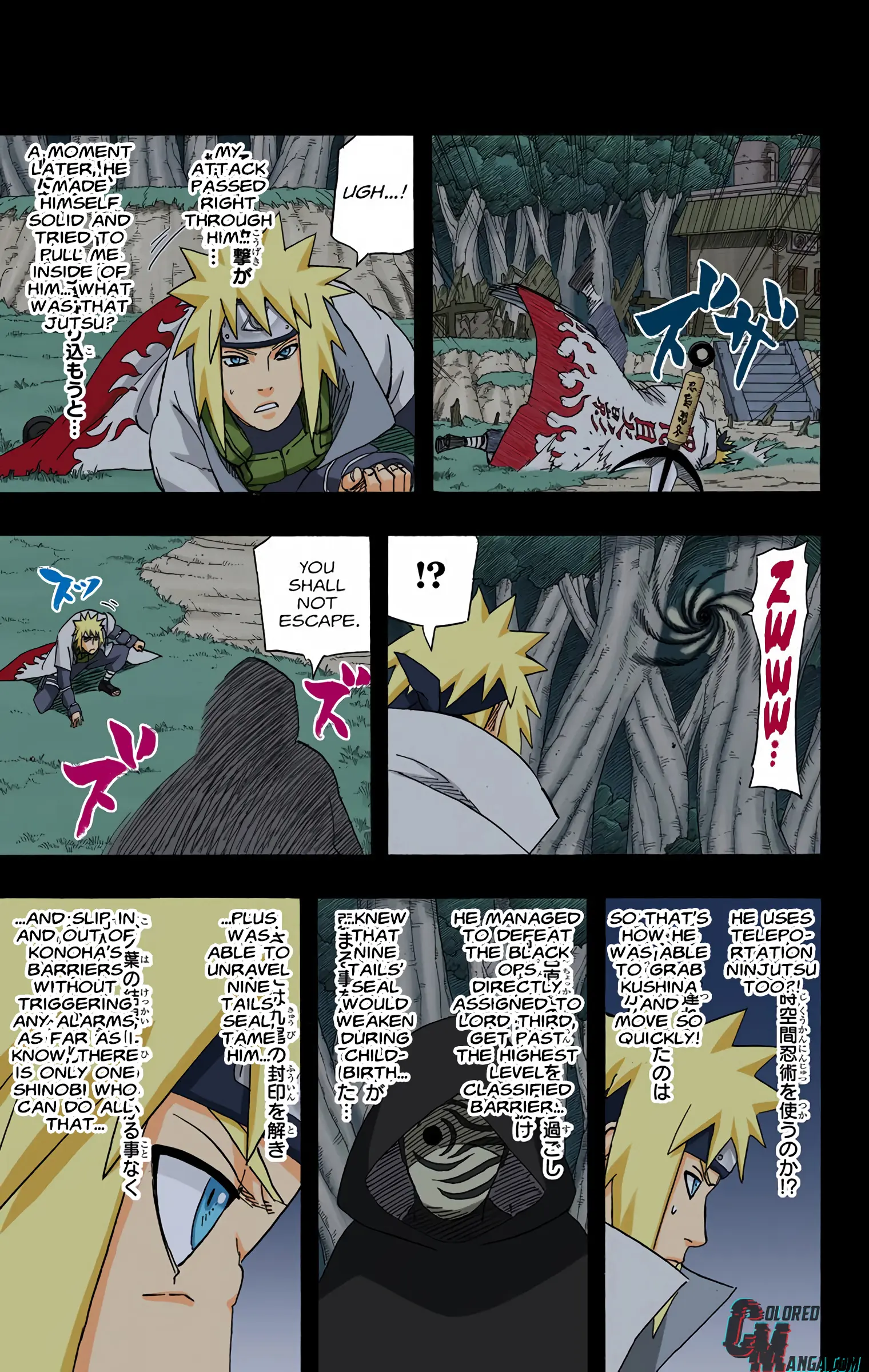 Naruto Colored Manga Online, chapter 502, page 11