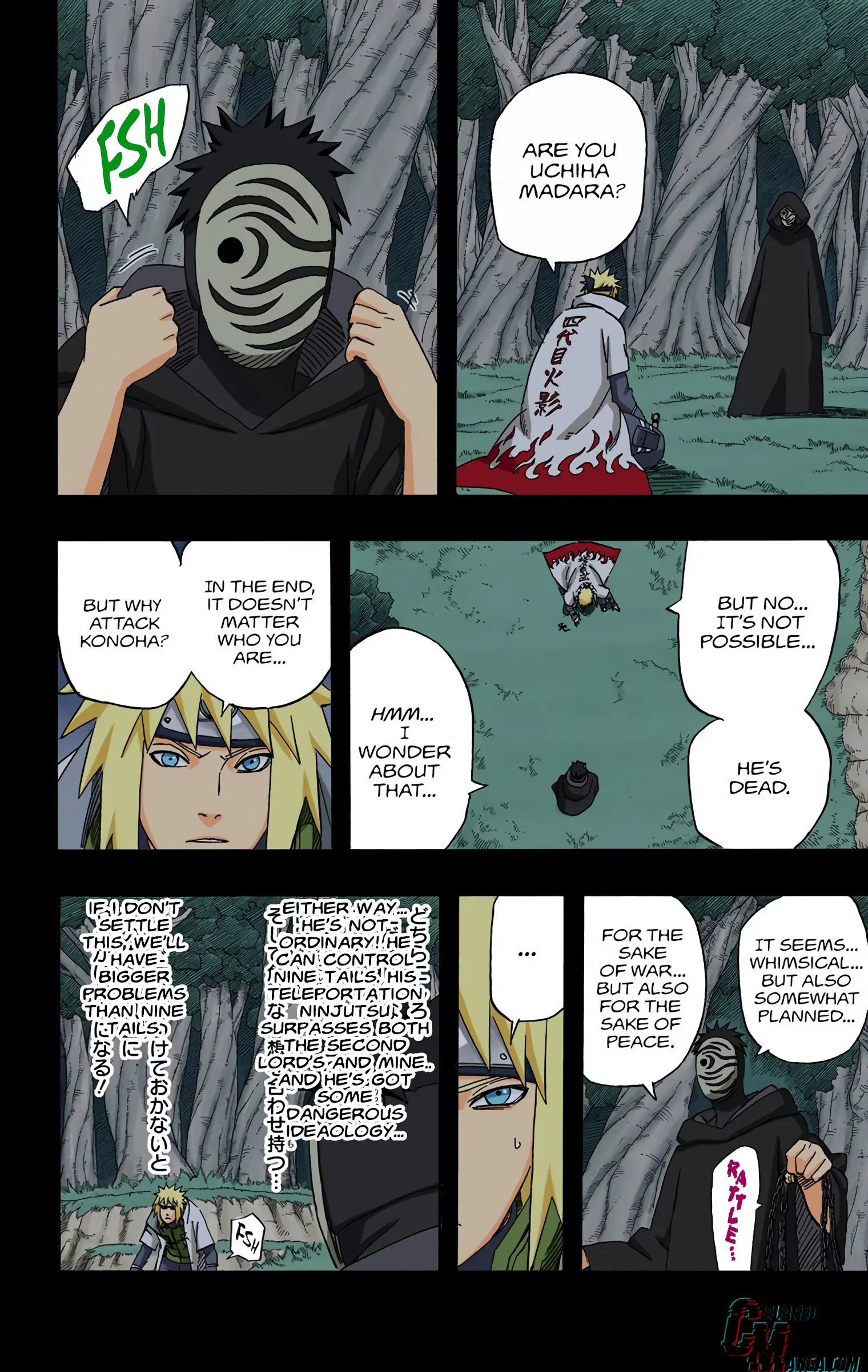 Naruto Colored Manga Online, chapter 502, page 12