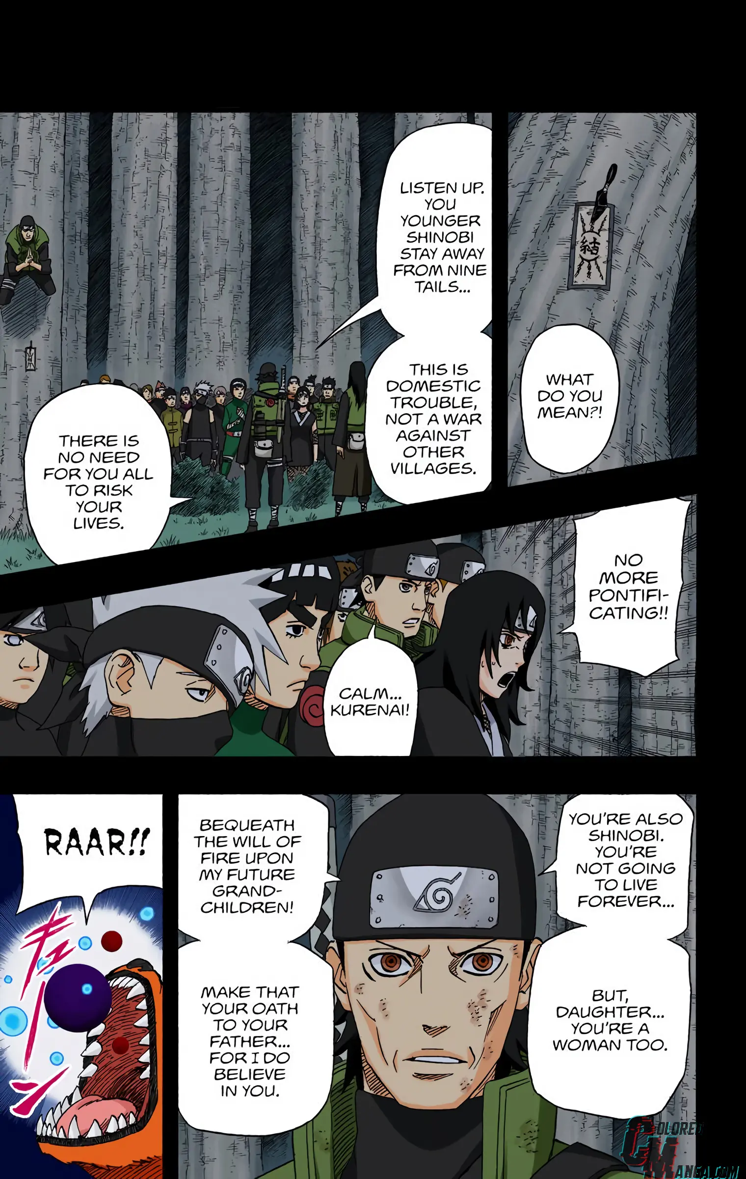 Naruto Colored Manga Online, chapter 503, page 9