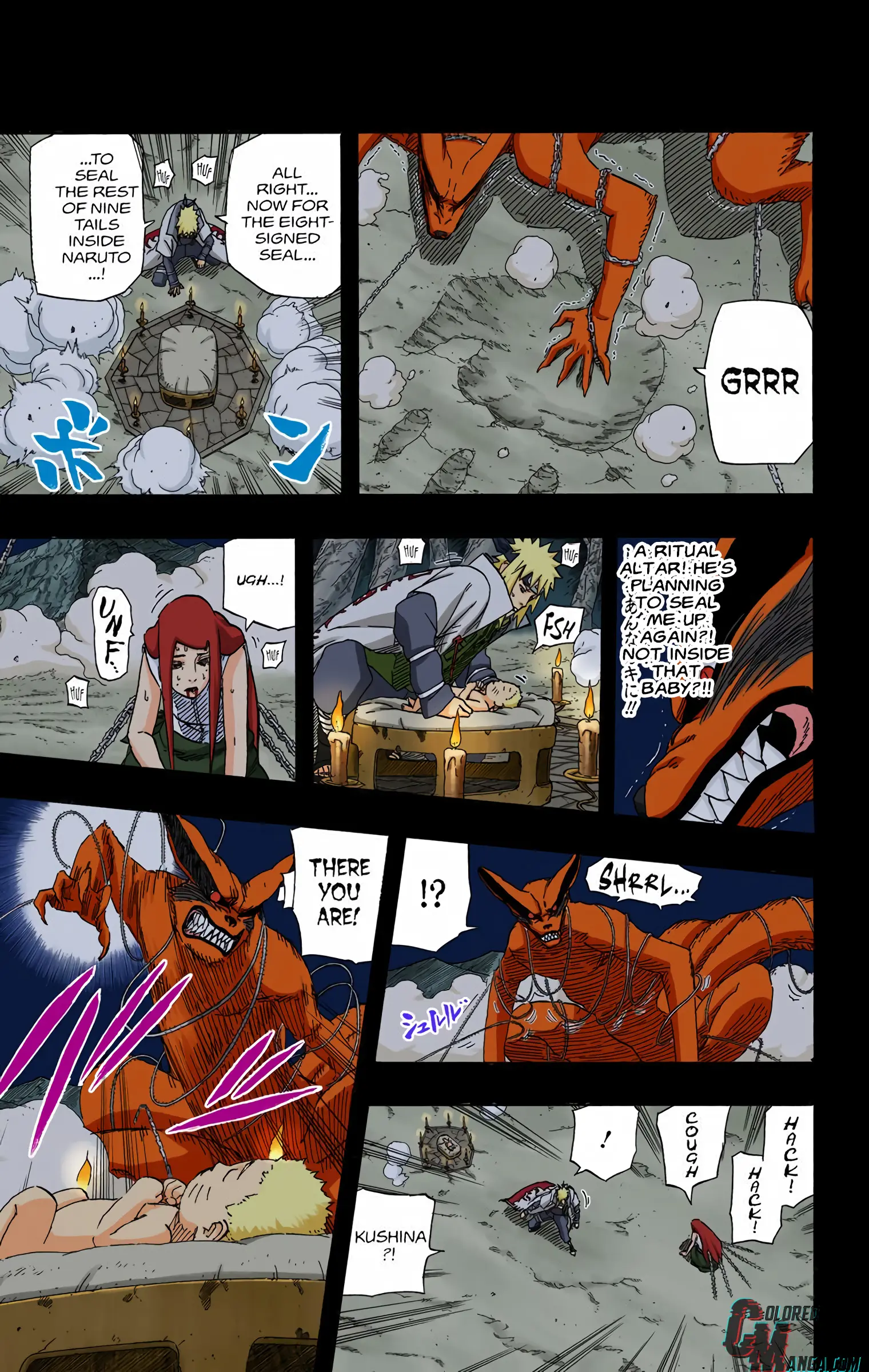Naruto Colored Manga Online, chapter 504, page 7