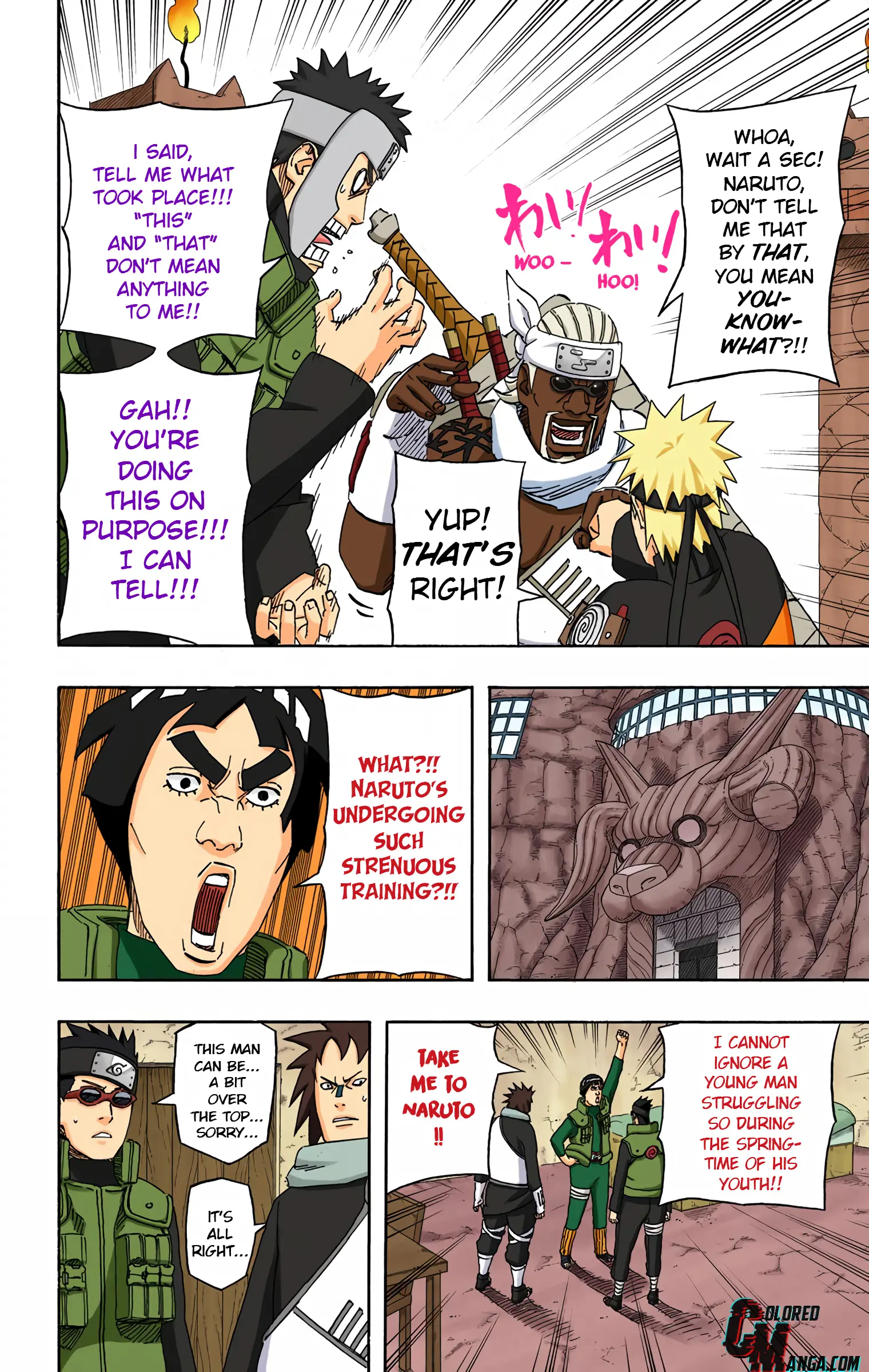 Naruto Colored Manga Online, chapter 505, page 12