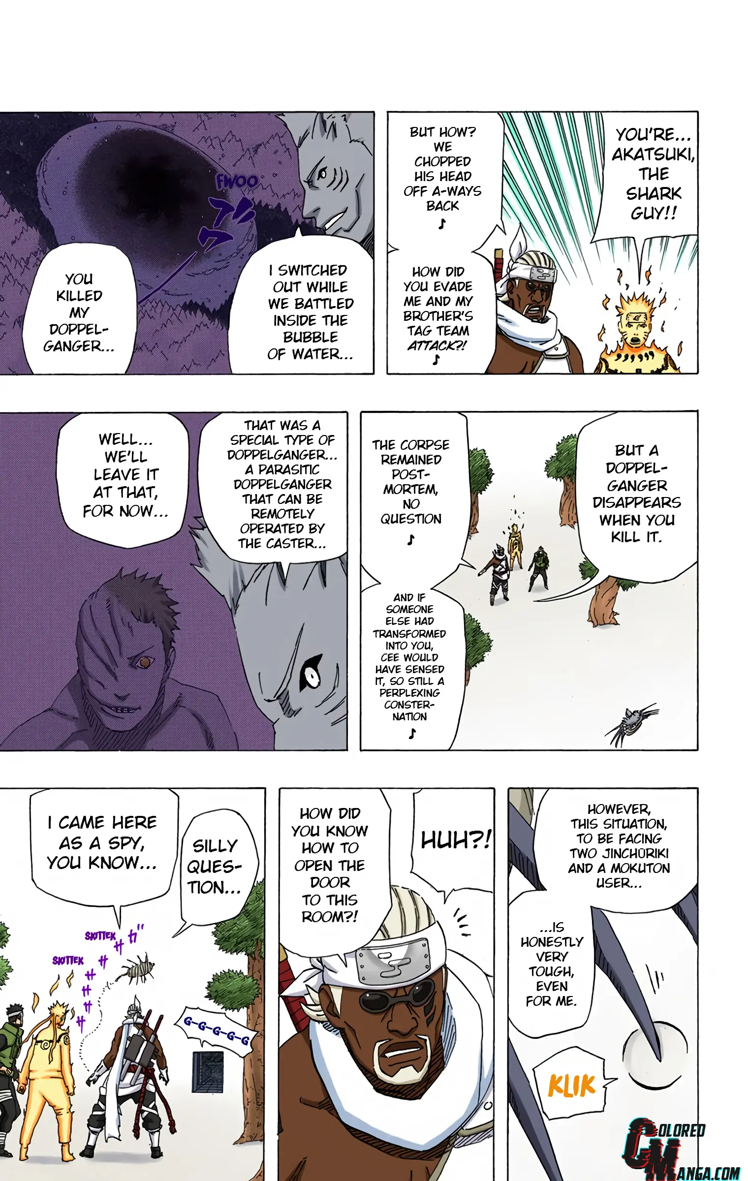 Naruto Colored Manga Online, chapter 505, page 17