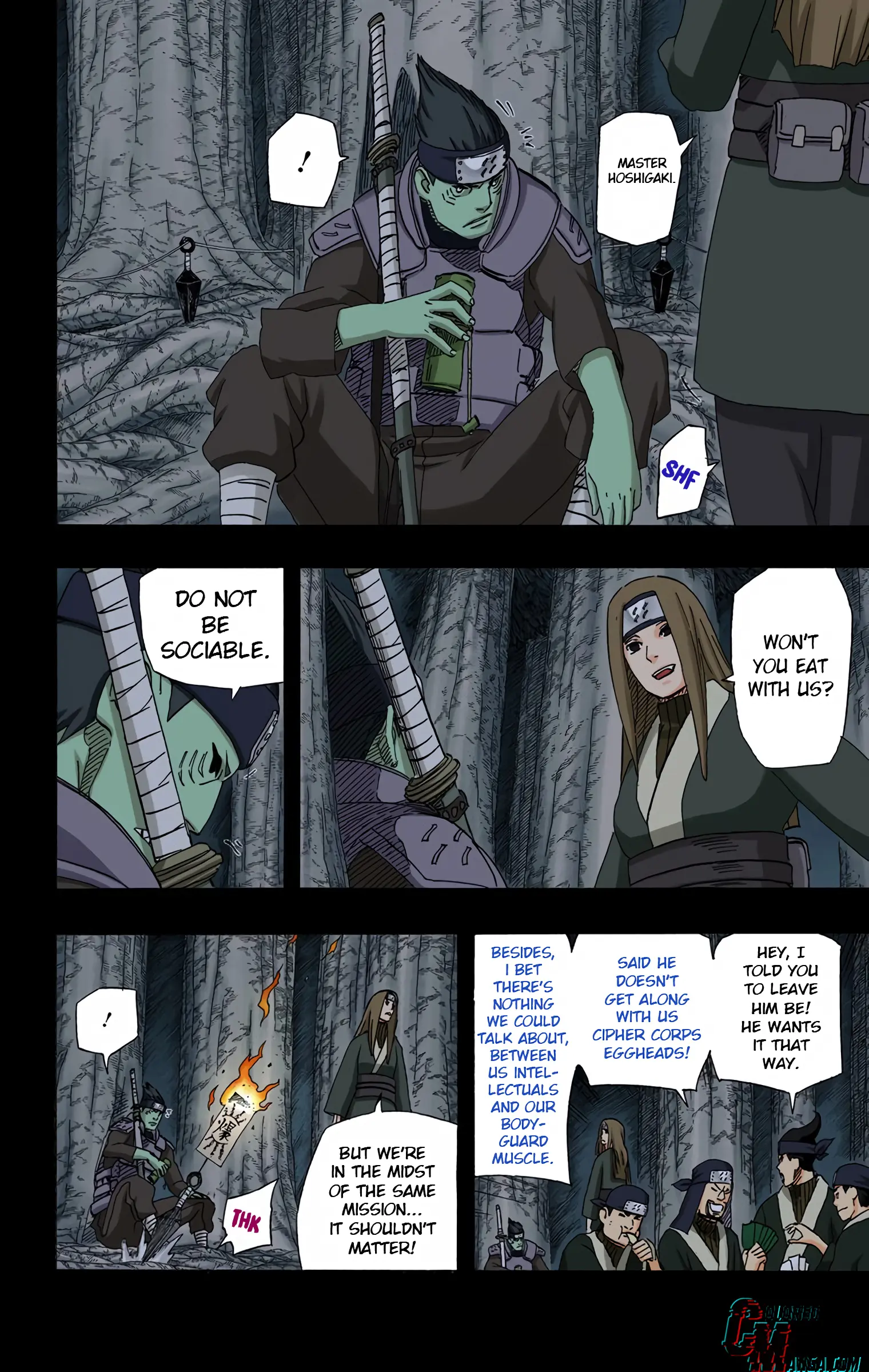 Naruto Colored Manga Online, chapter 507, page 8