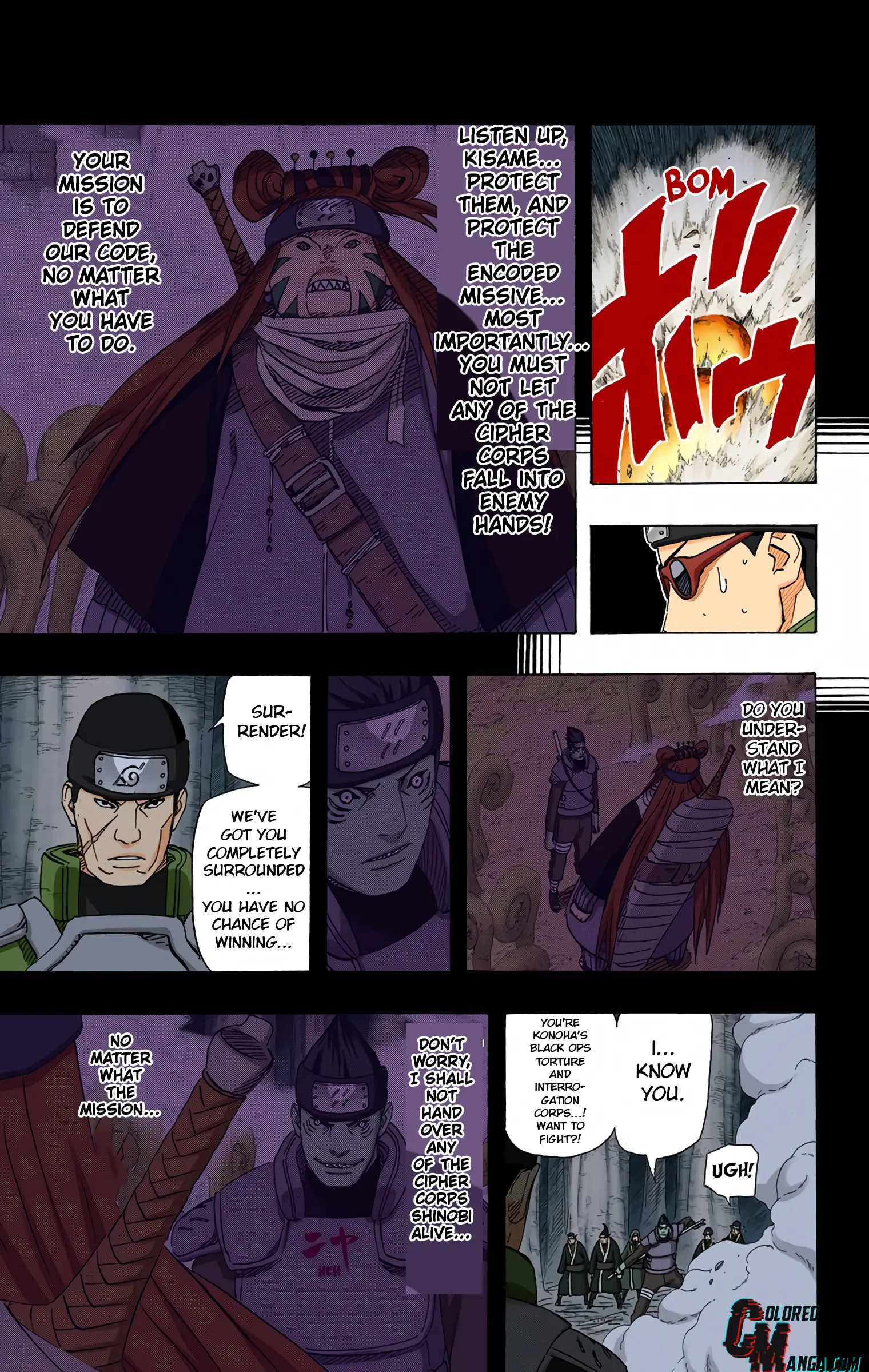Naruto Colored Manga Online, chapter 507, page 9
