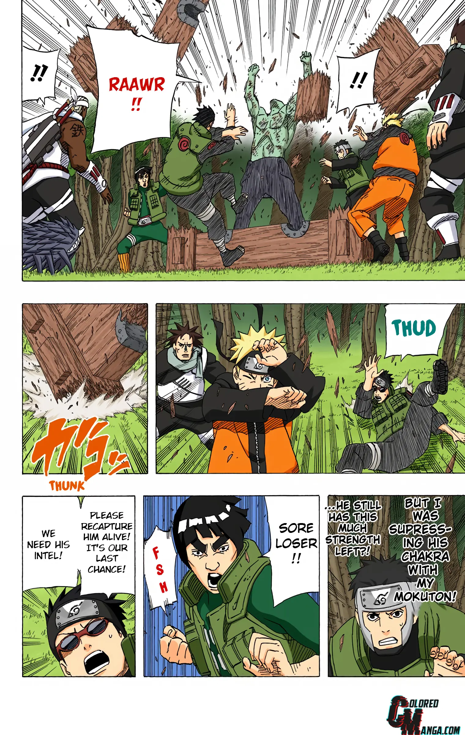 Naruto Colored Manga Online, chapter 508, page 2