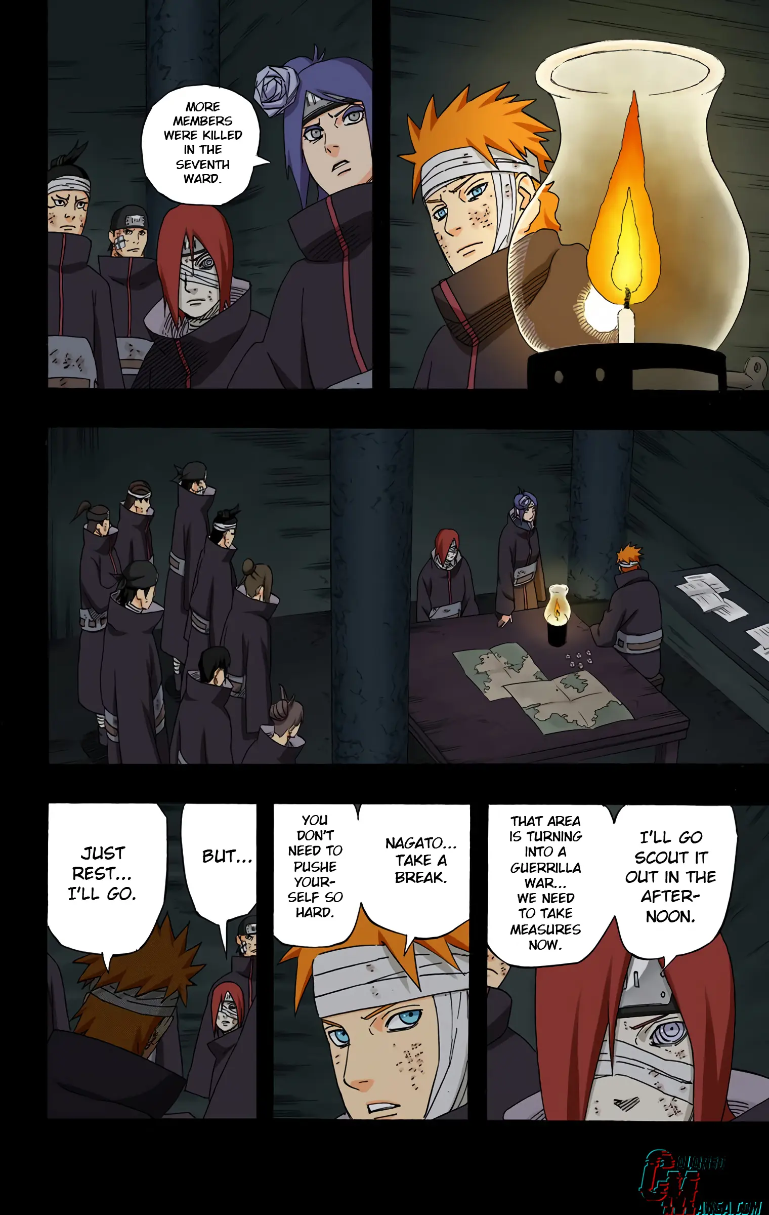 Naruto Colored Manga Online, chapter 509, page 8