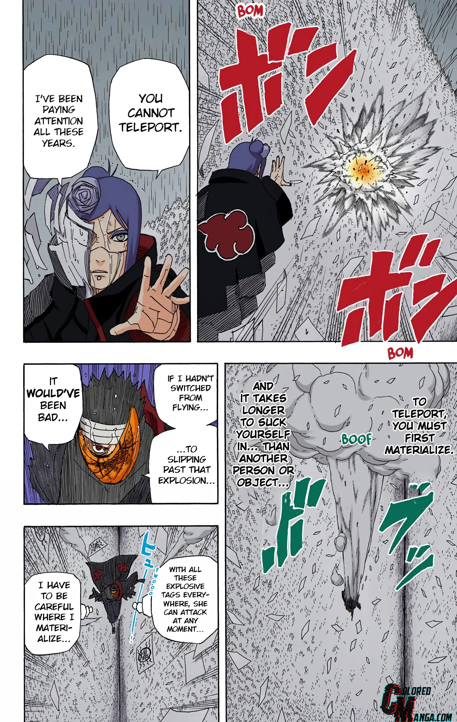 Naruto Colored Manga Online, chapter 510, page 2
