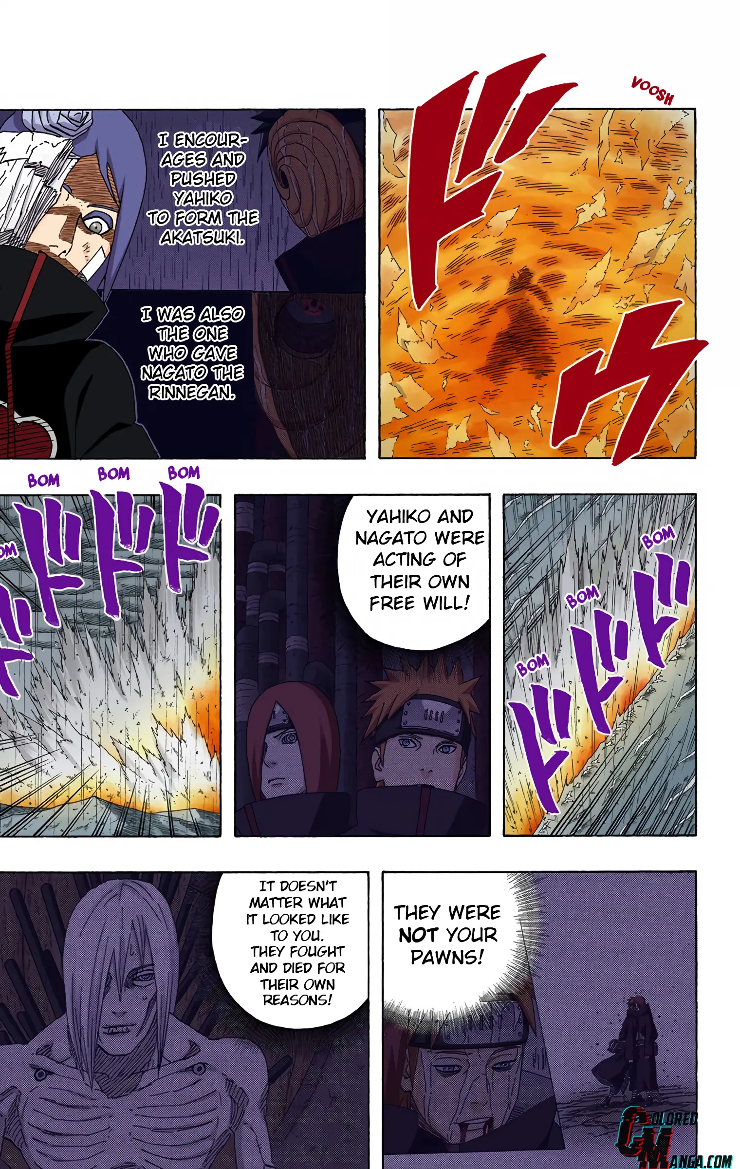 Naruto Colored Manga Online, chapter 510, page 5