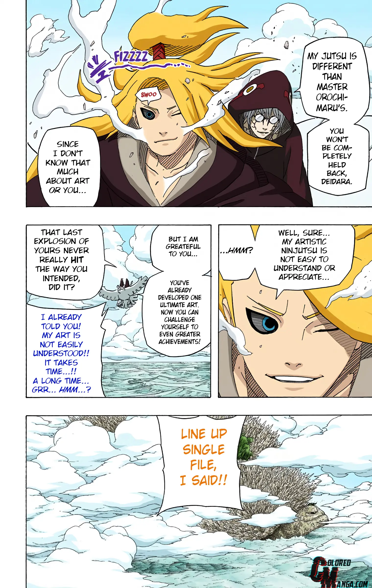 Naruto Colored Manga Online, chapter 513, page 2