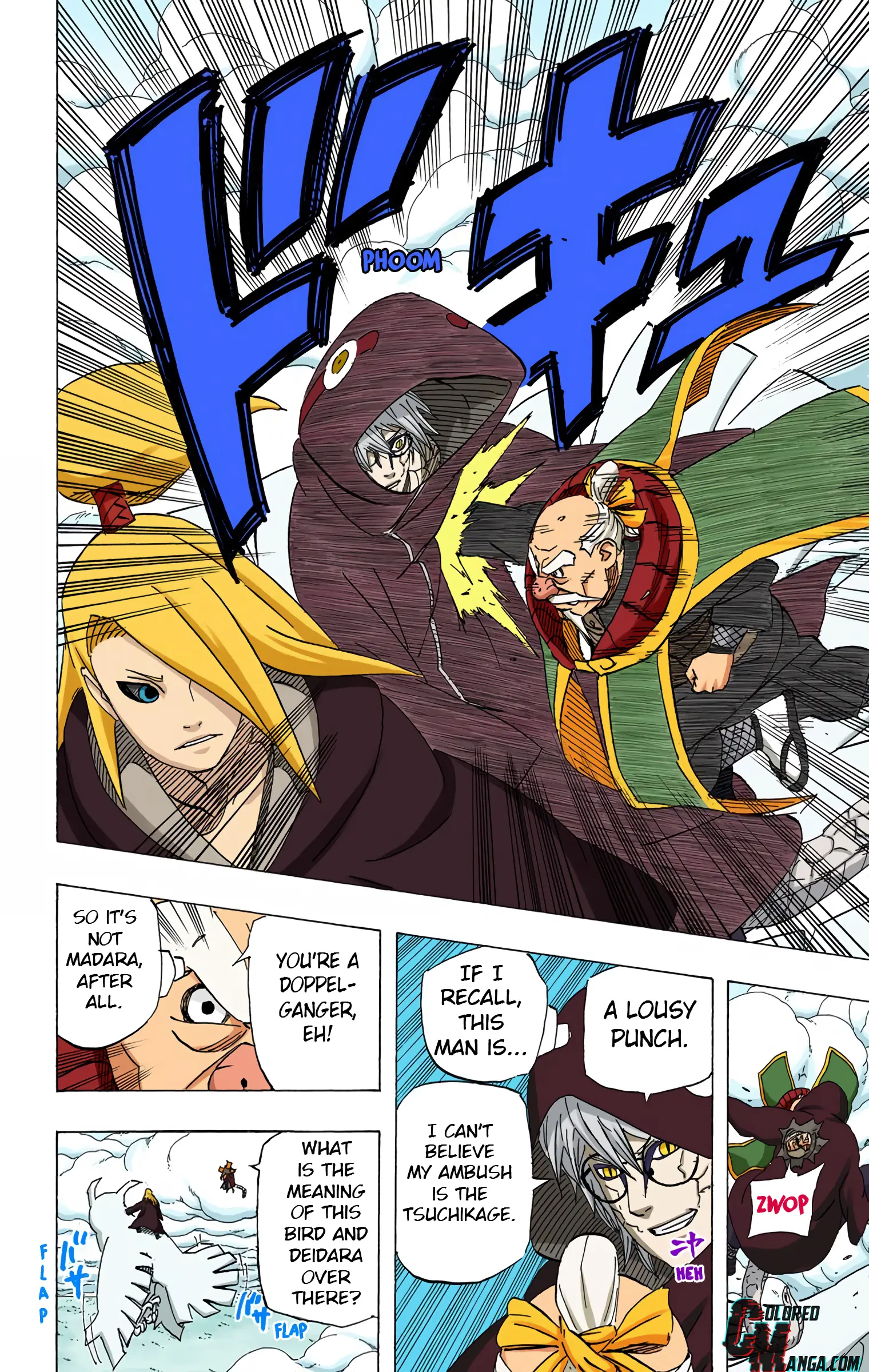Naruto Colored Manga Online, chapter 513, page 4