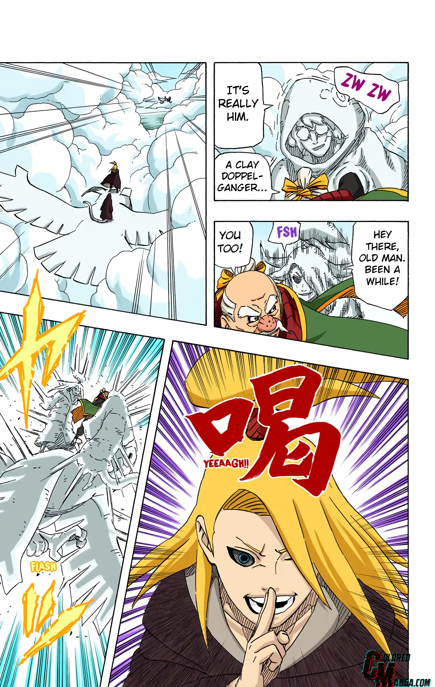 Naruto Colored Manga Online, chapter 513, page 5