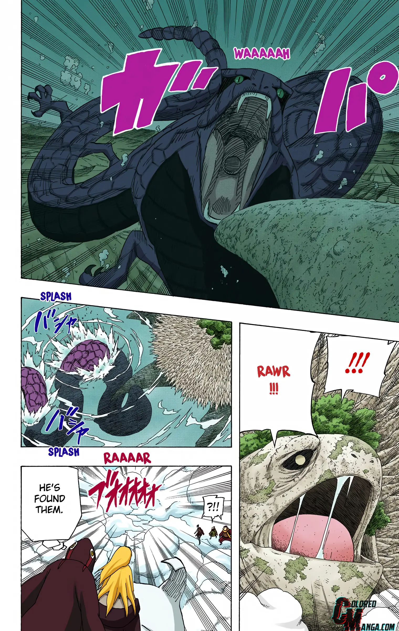 Naruto Colored Manga Online, chapter 513, page 10