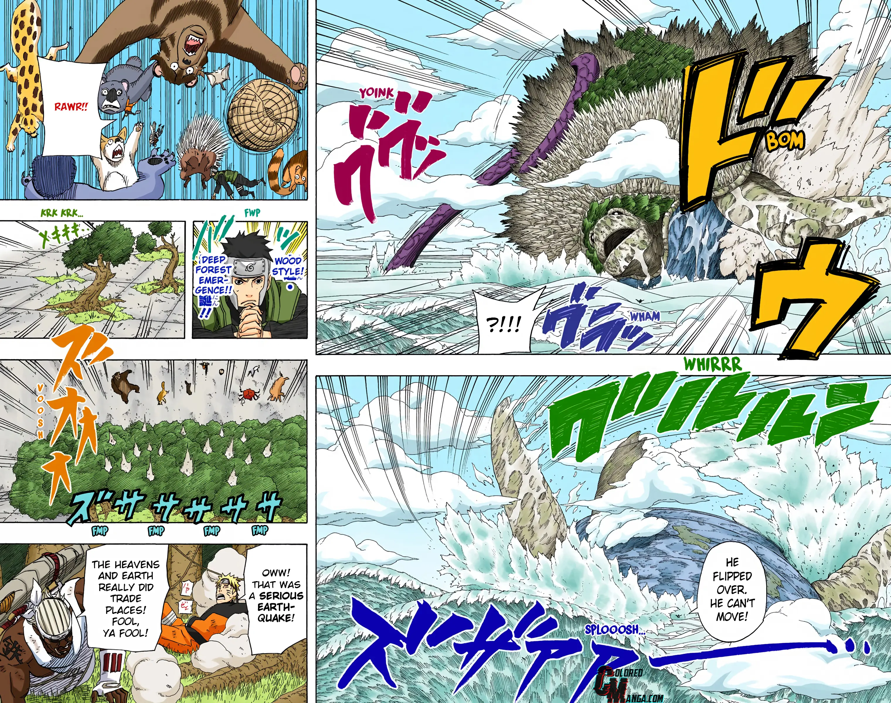 Naruto Colored Manga Online, chapter 513, page 14
