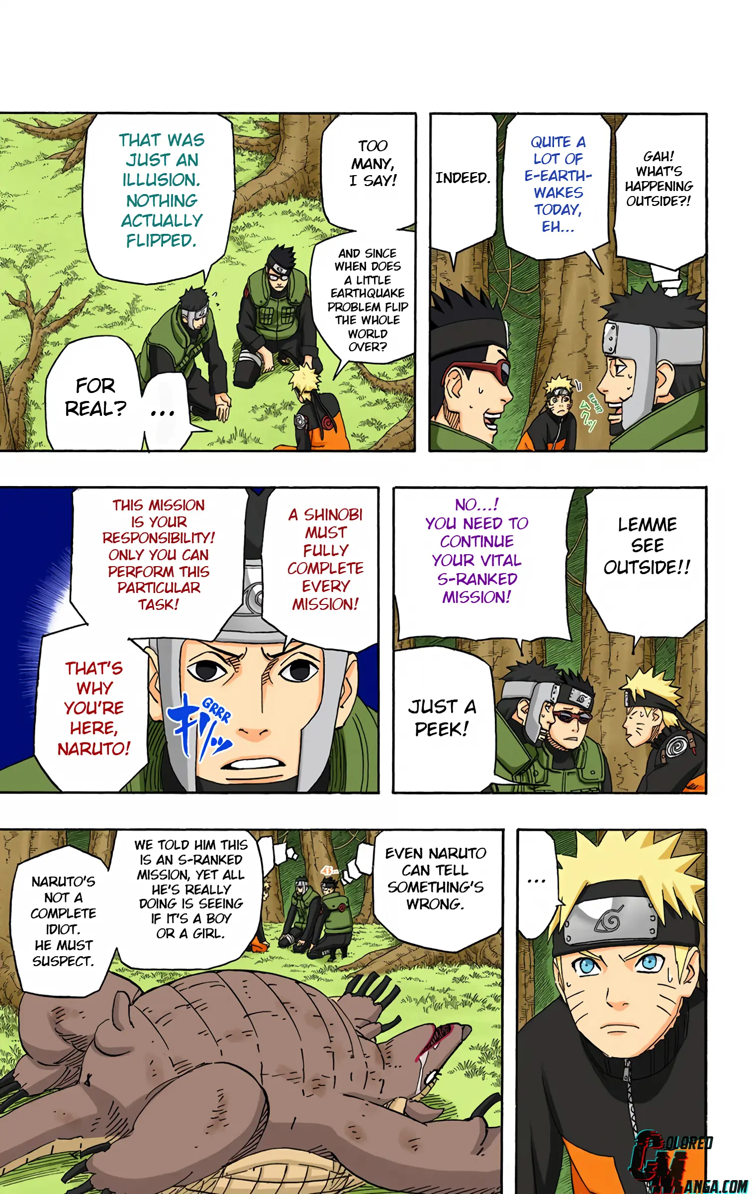 Naruto Colored Manga Online, chapter 514, page 5