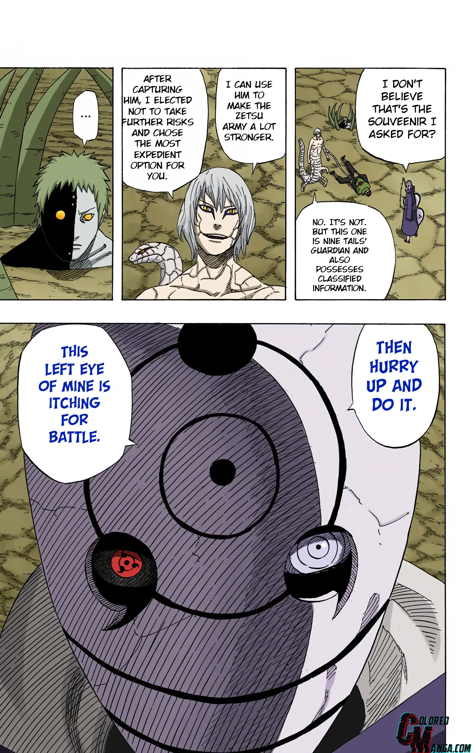 Naruto Colored Manga Online, chapter 514, page 17