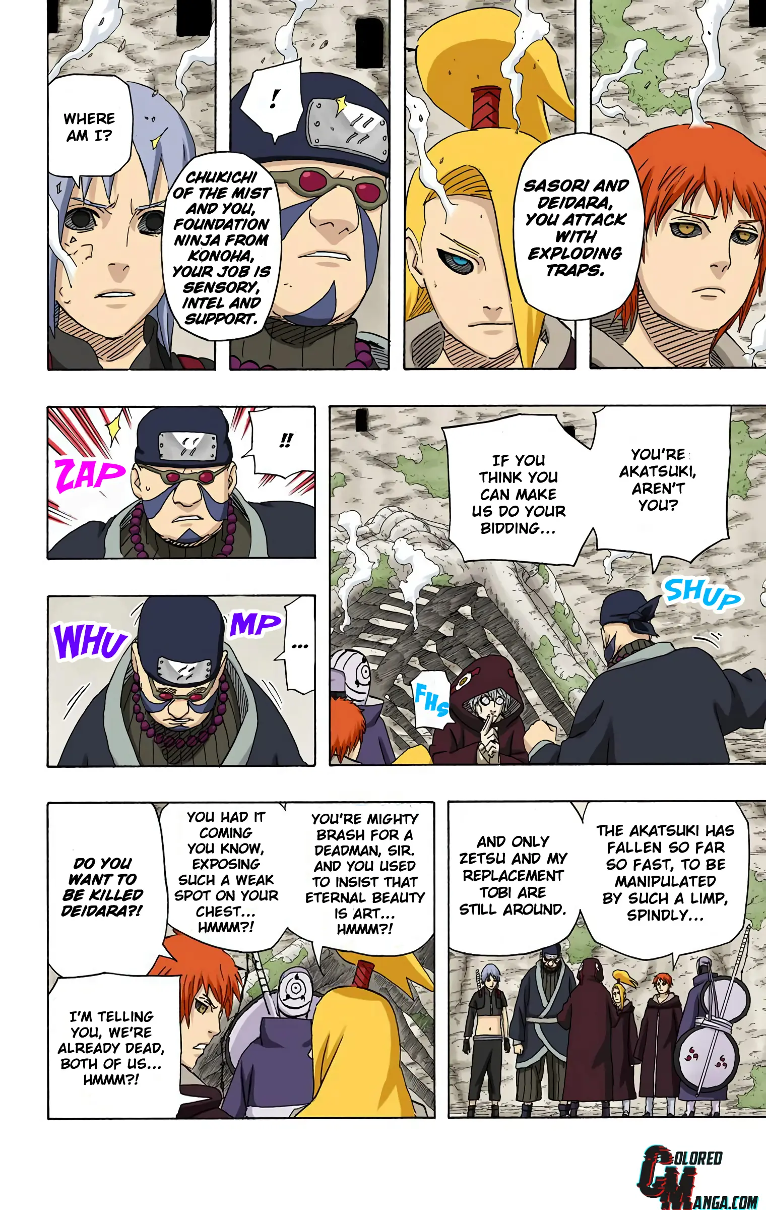 Naruto Colored Manga Online, chapter 516, page 4