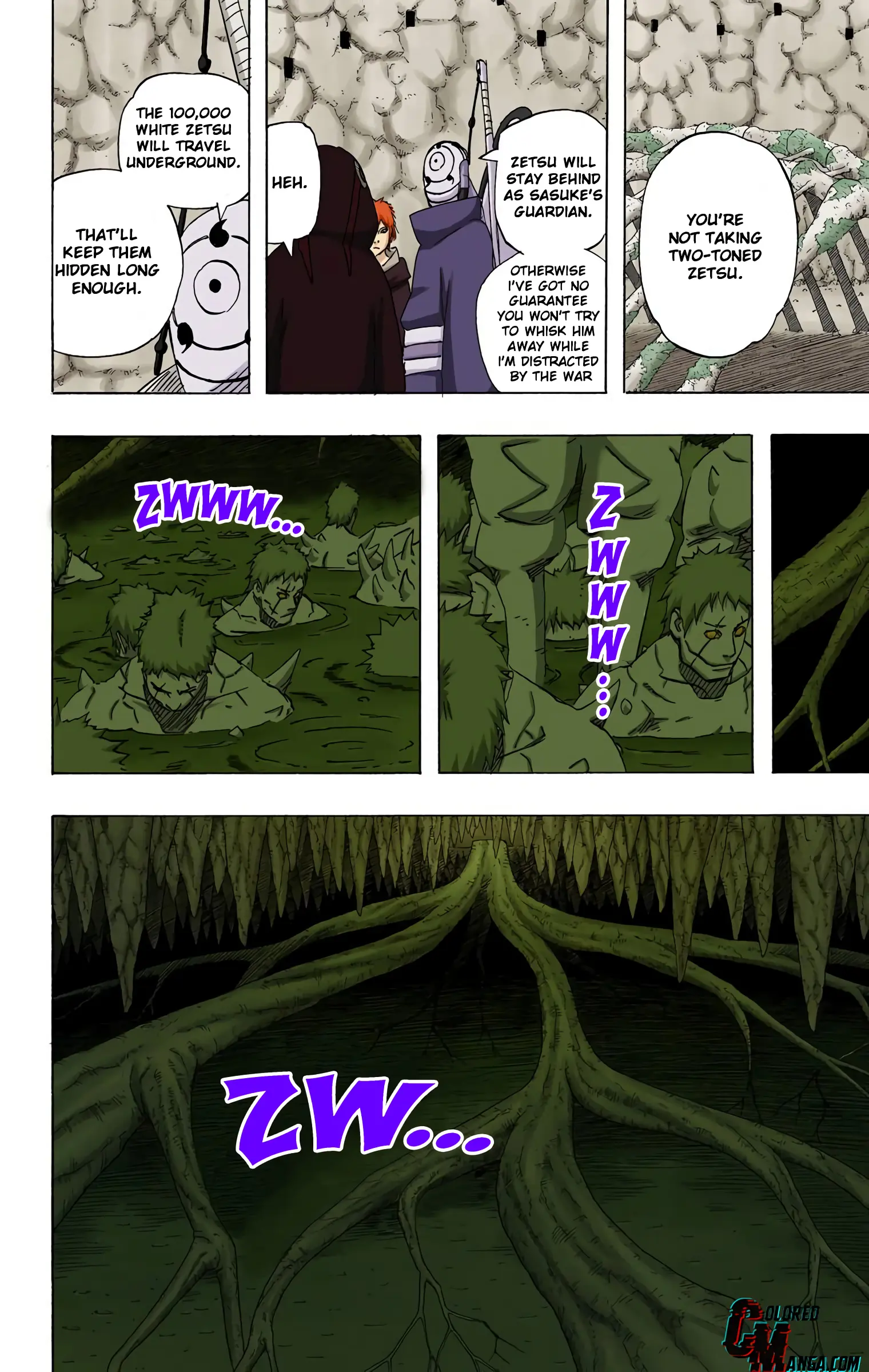 Naruto Colored Manga Online, chapter 516, page 6