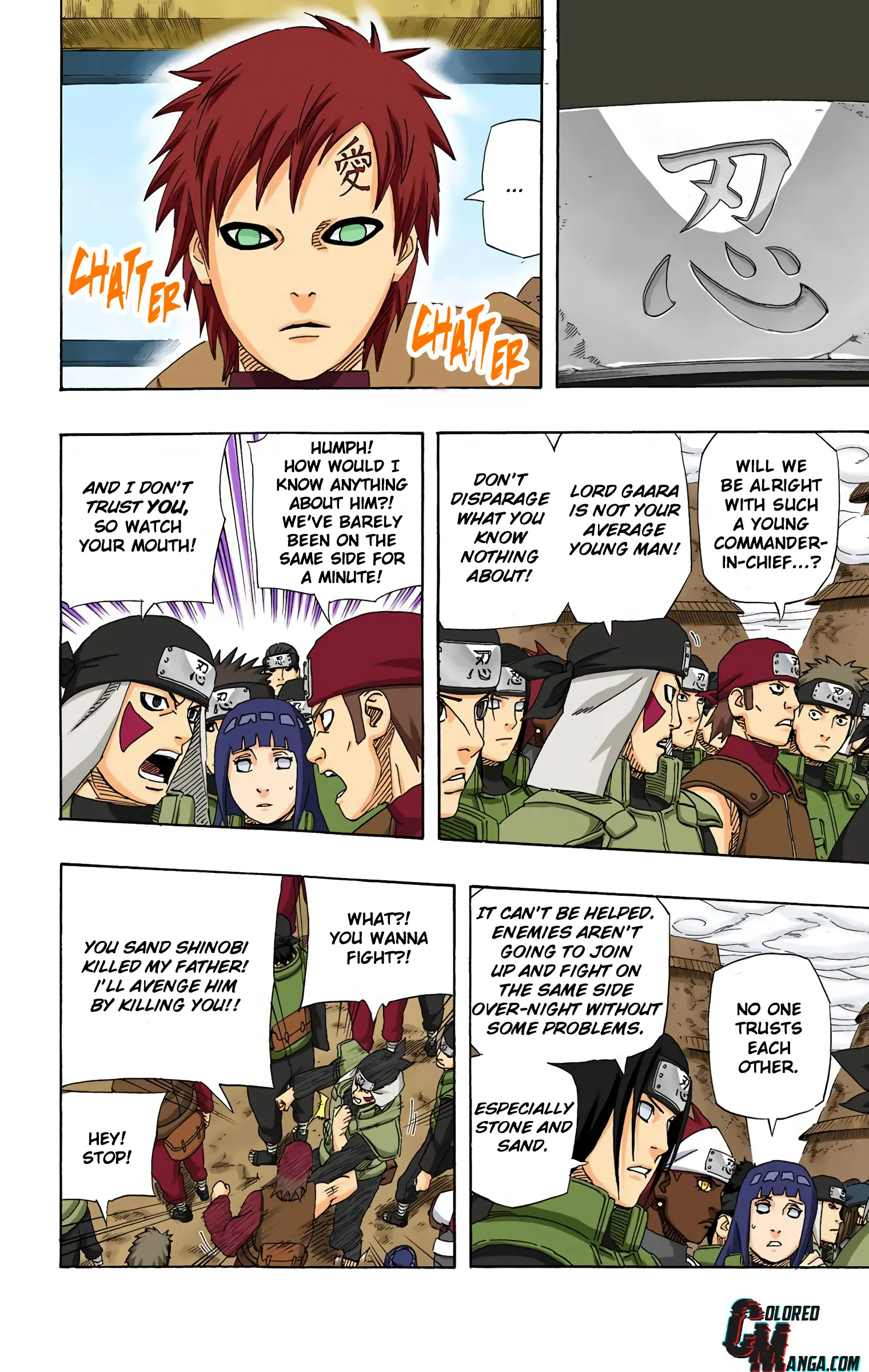 Naruto Colored Manga Online, chapter 516, page 9